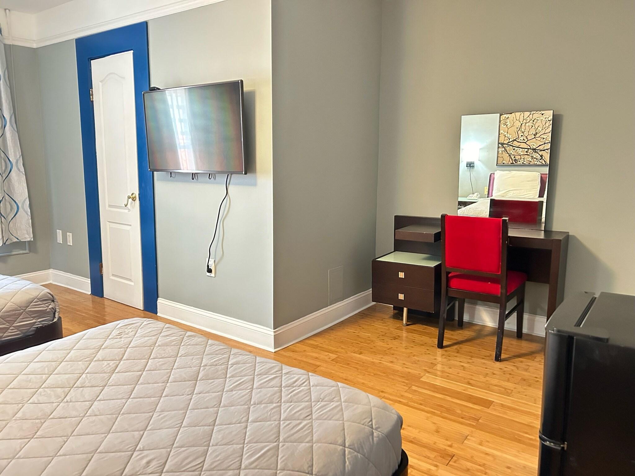 Double Two Double Beds