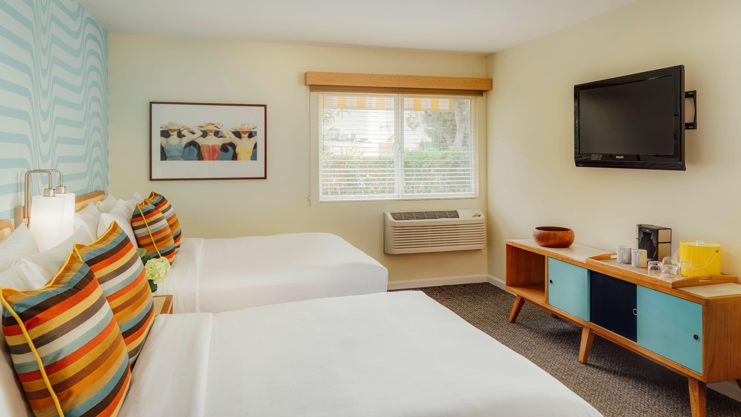 Double Two Double Beds