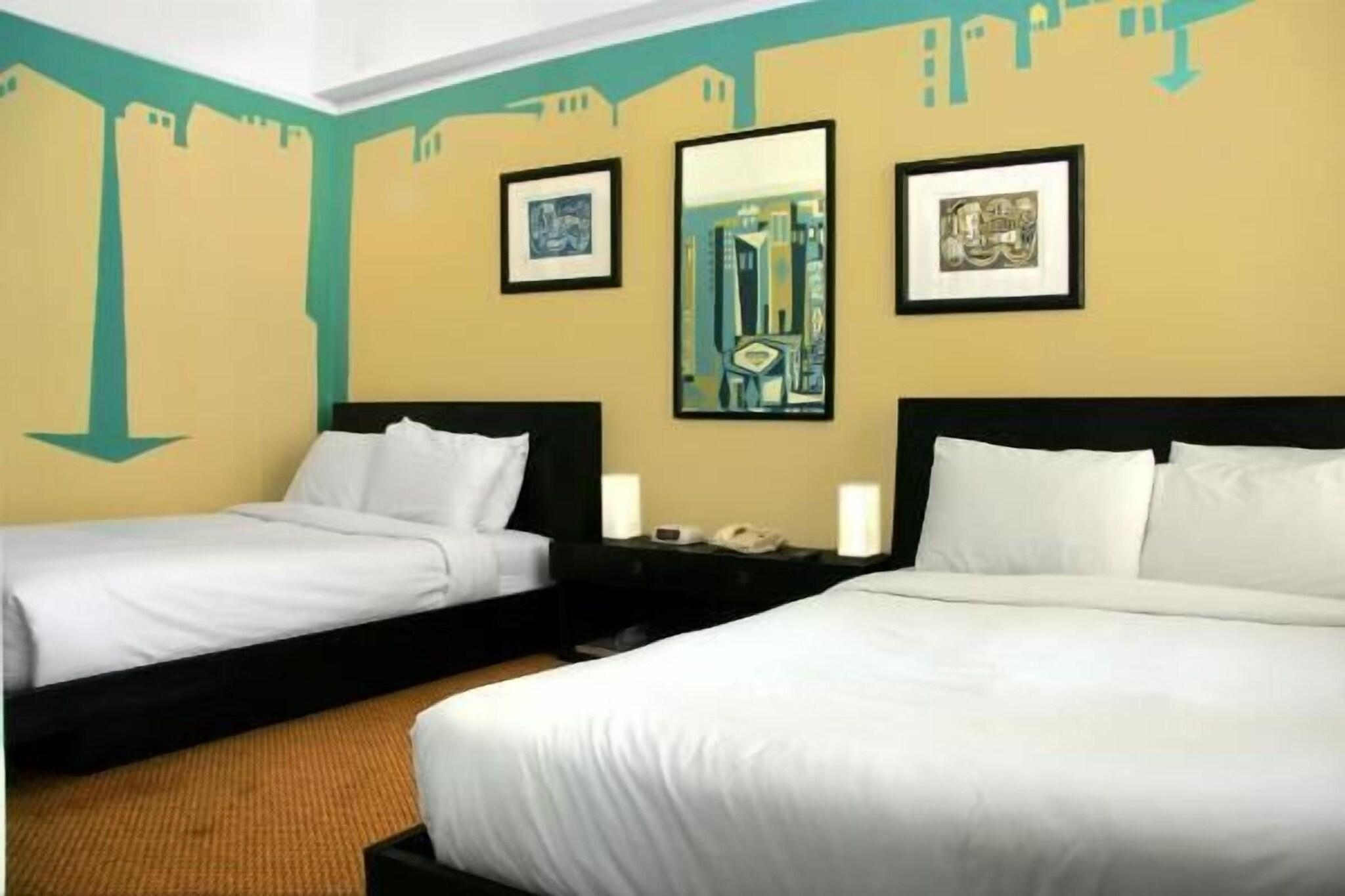 Quadruple Two Double Beds