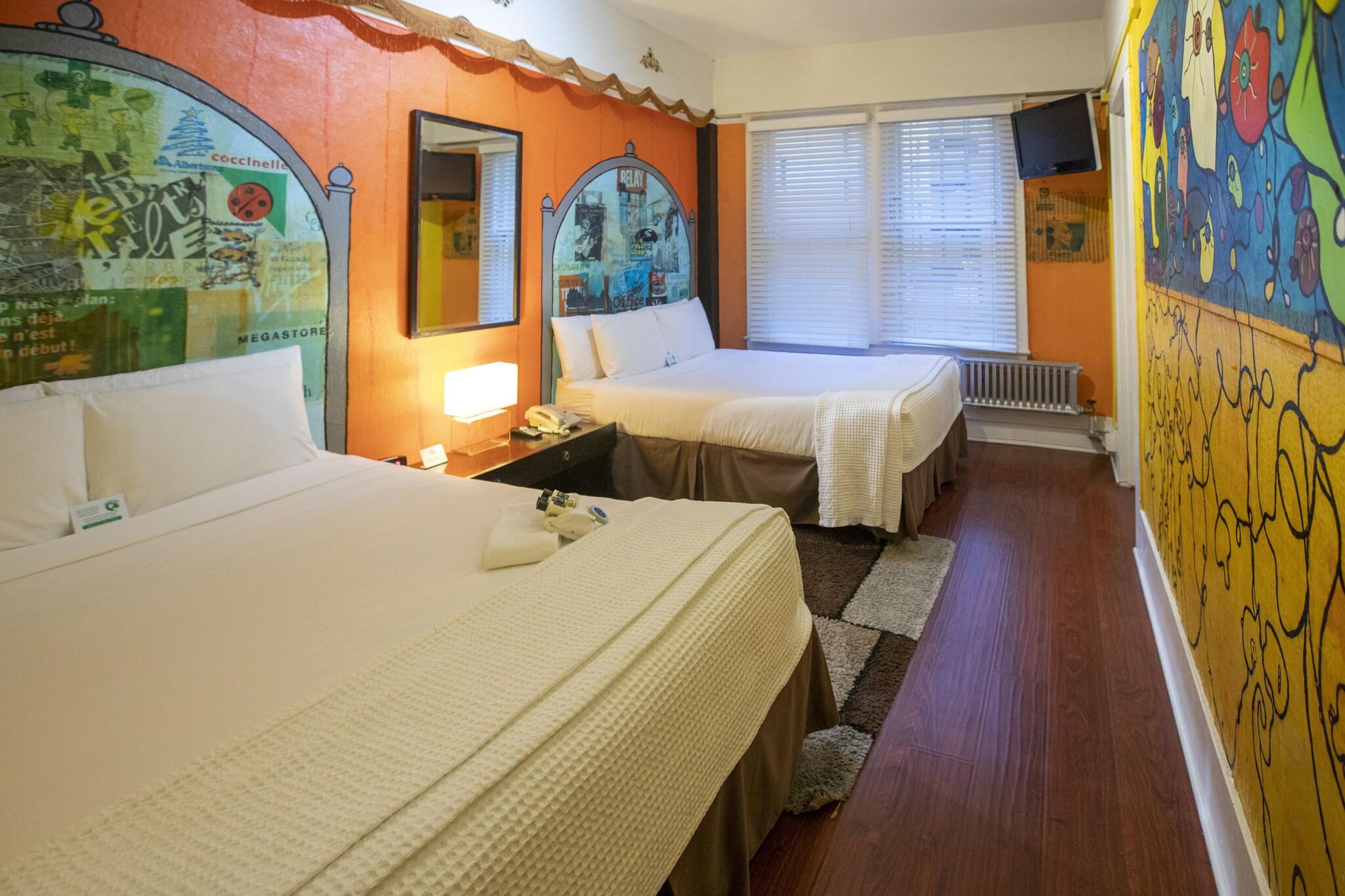 Quadruple Two Double Beds