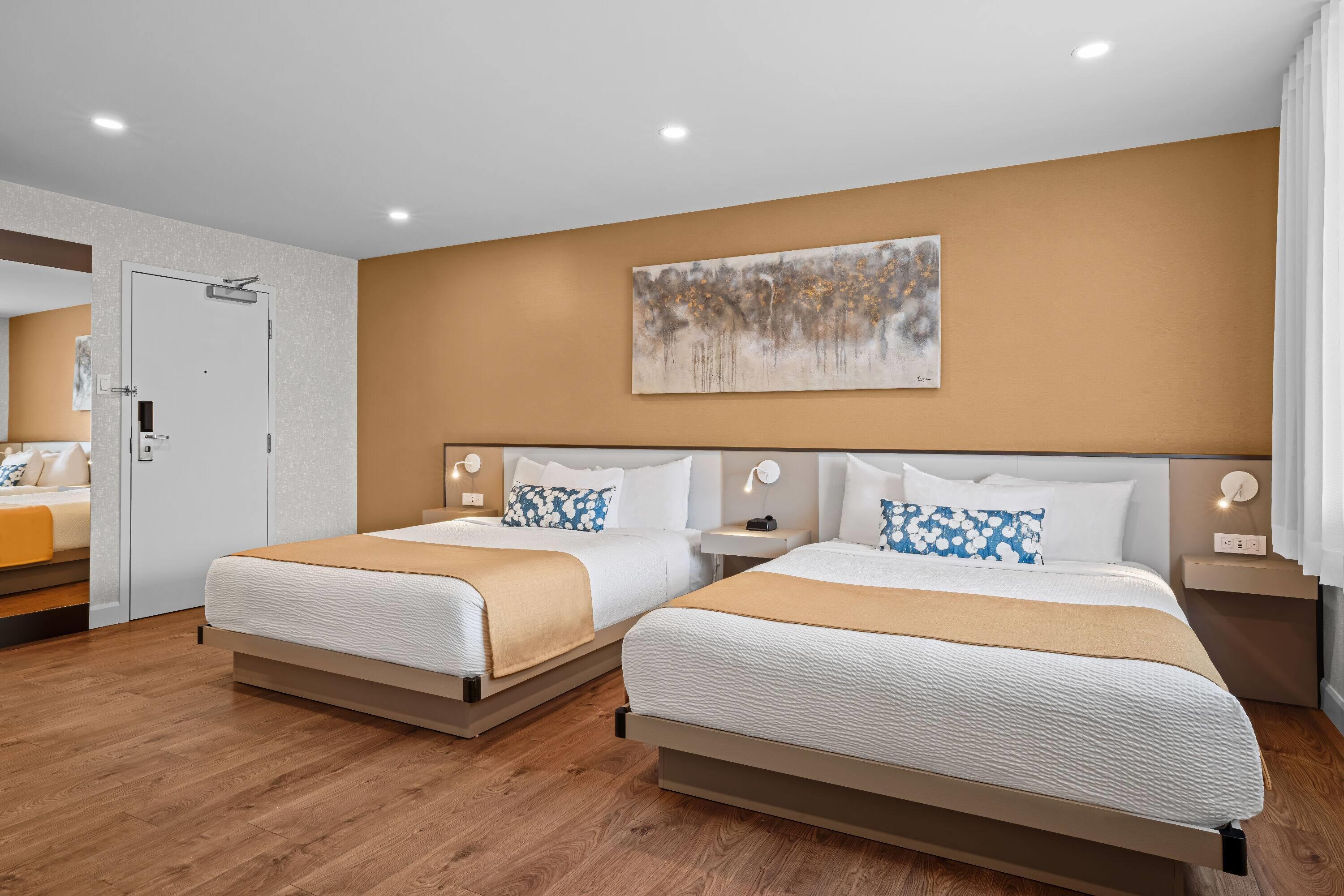 Quadruple Two Queen Beds