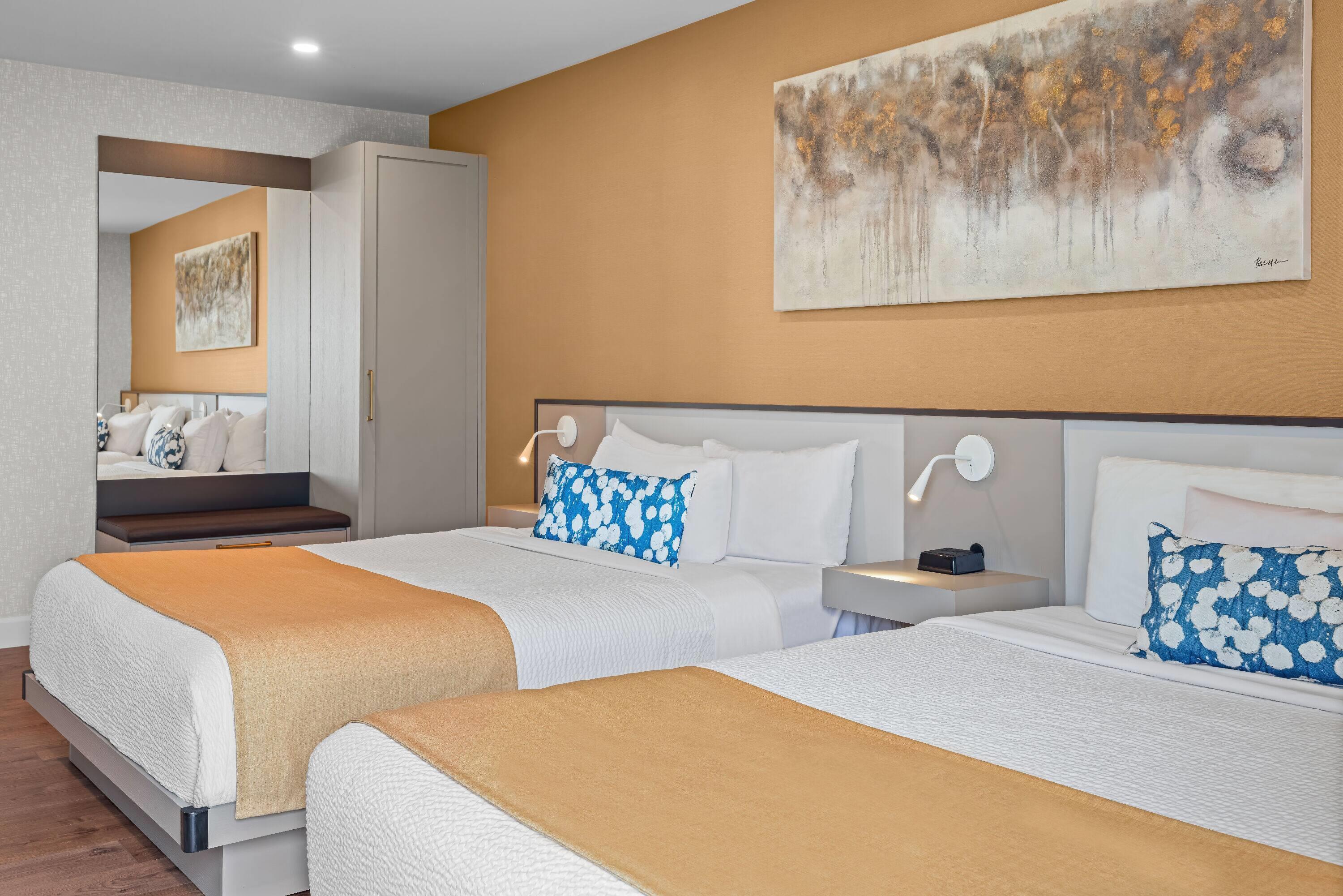 Double Two Queen Beds