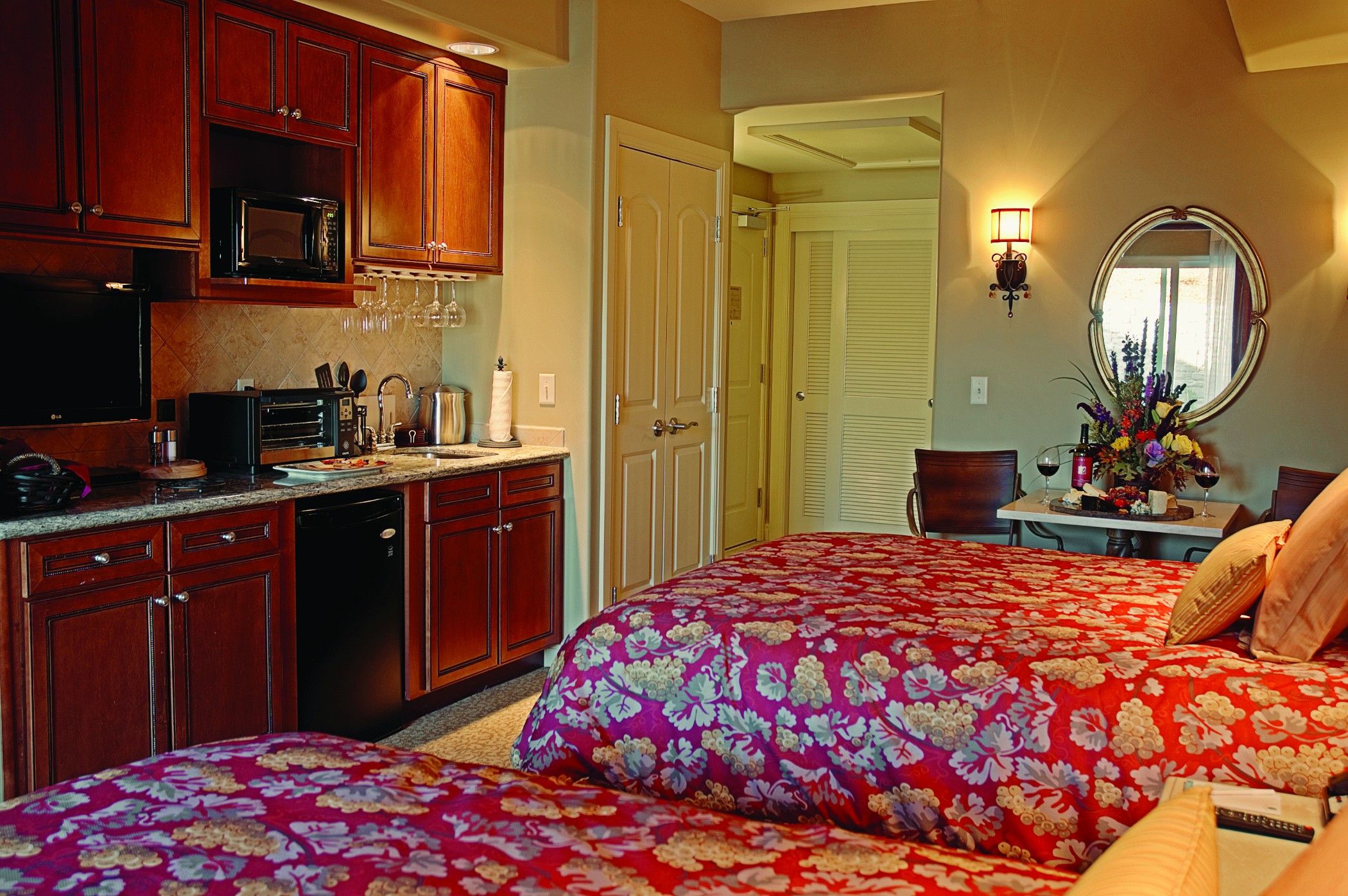 Double Two Double Beds