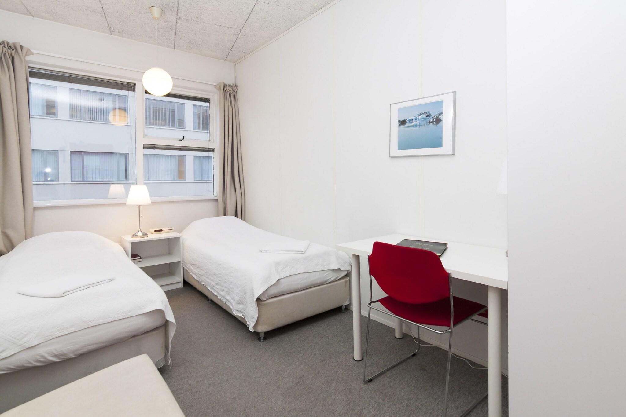 Double or Twin with Shared Bathroom