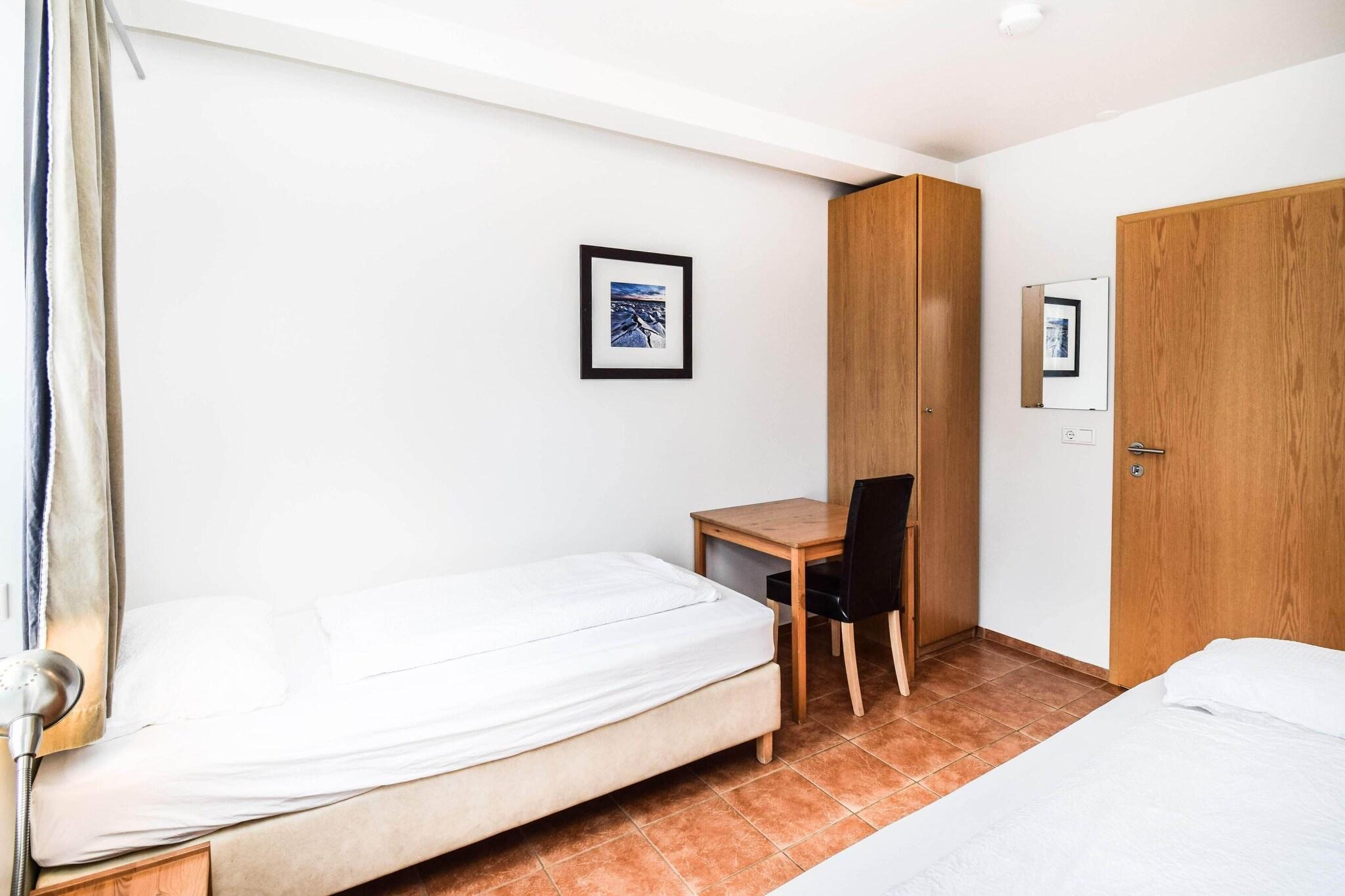 Double or Twin with Shared Bathroom