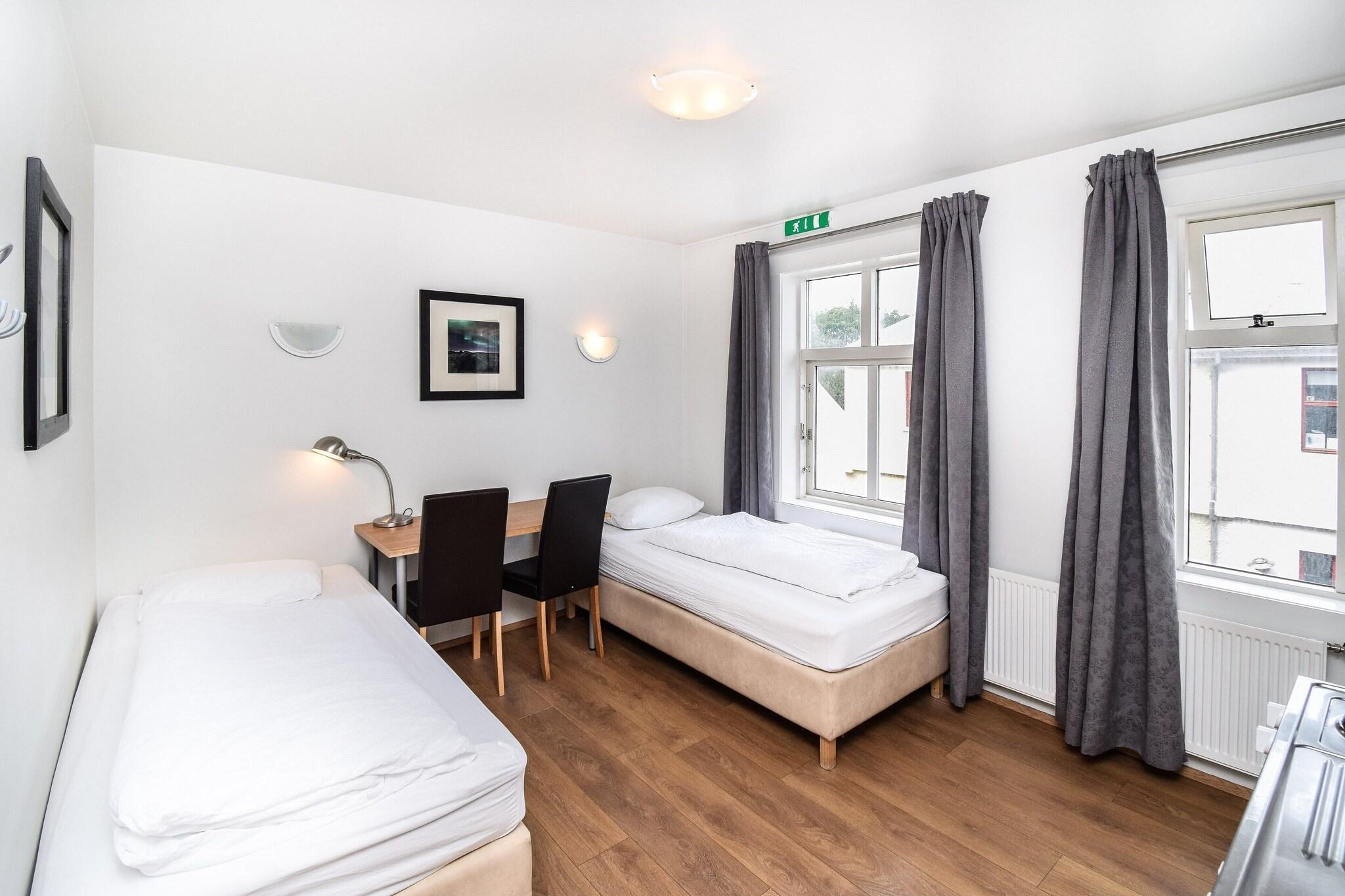 Double or Twin with Shared Bathroom