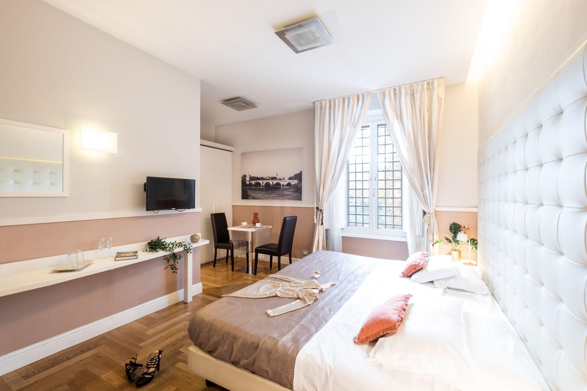 Double or Twin with Double Bed