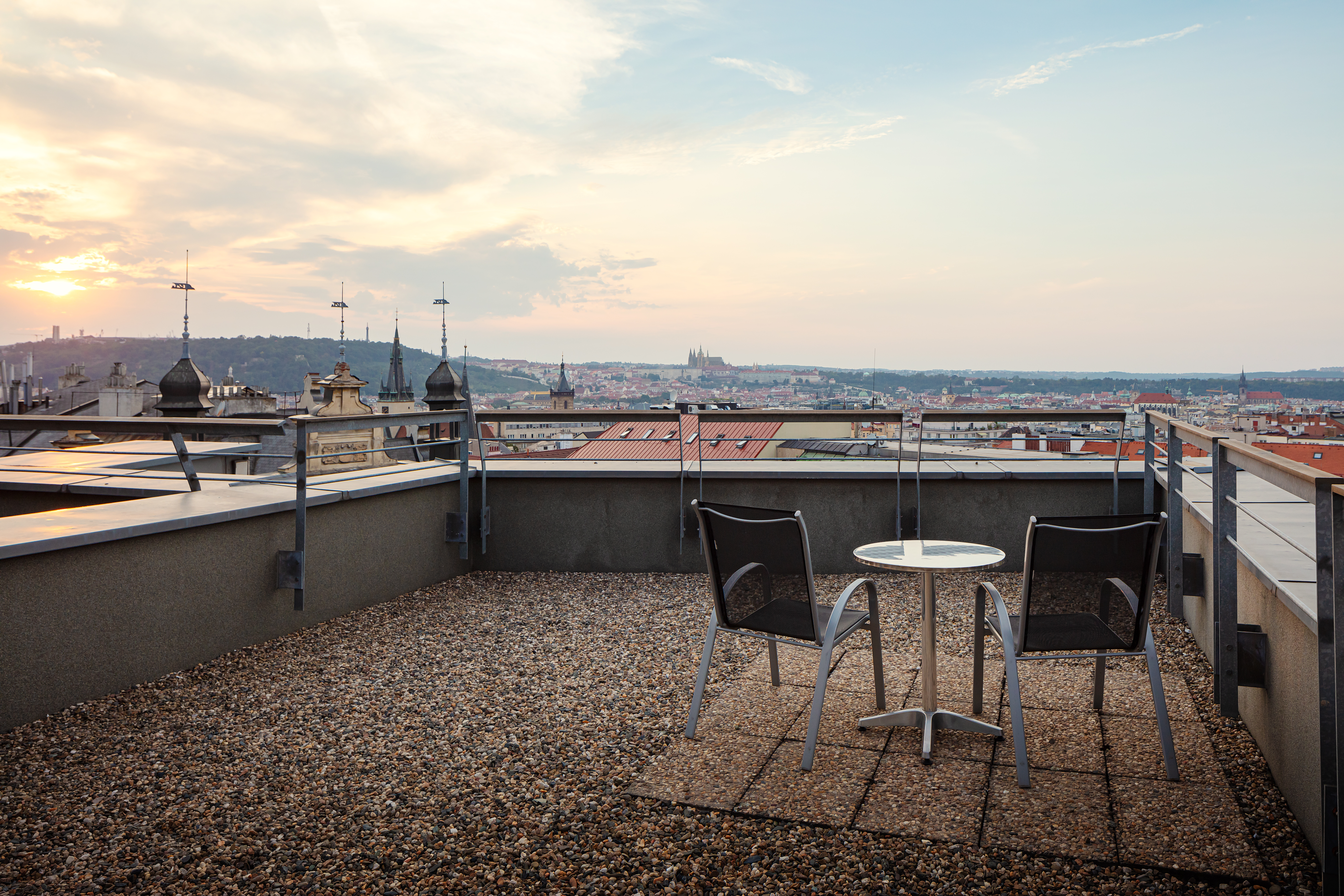 Double or Twin with Terrace with Views