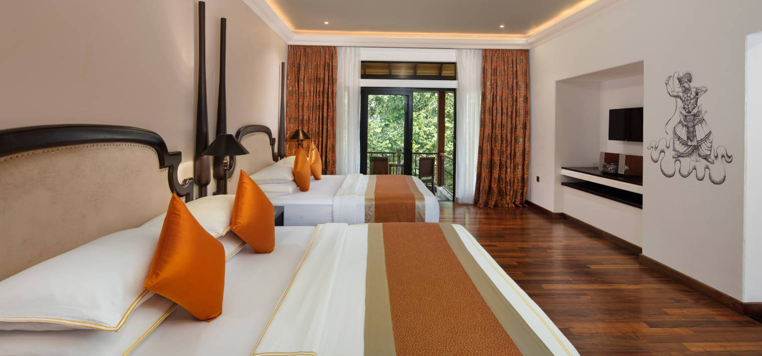 Twin Two Double Beds