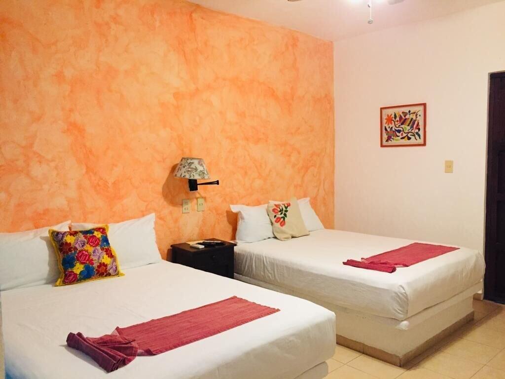 Double Two Double Beds