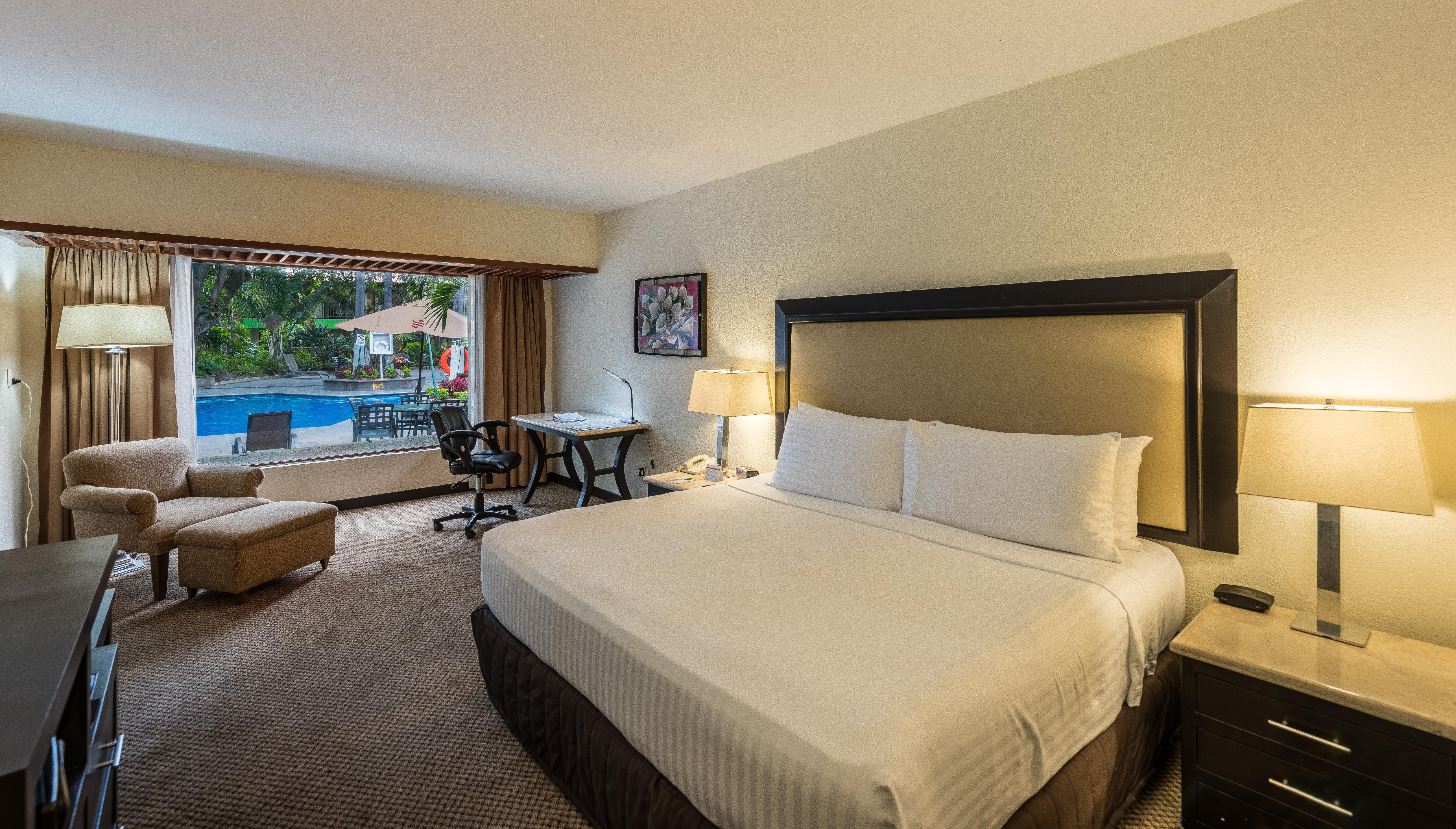 Double Pool View King Bed