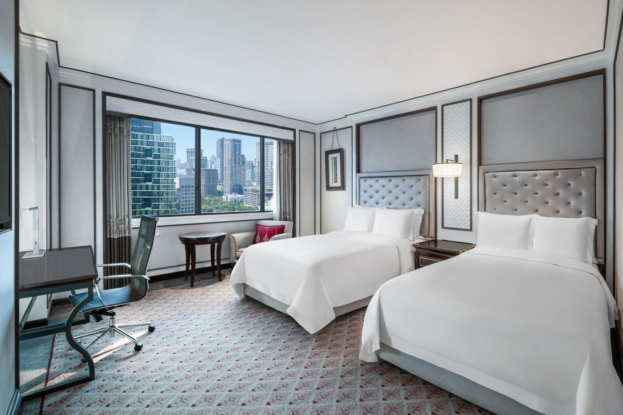 Quadruple City View Two Double Beds