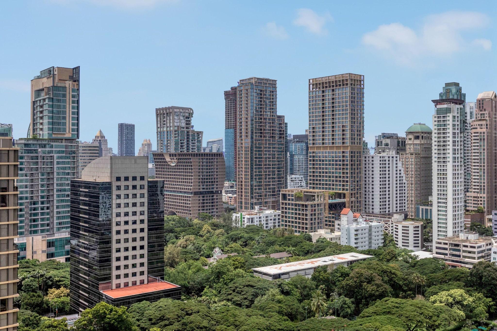 Quadruple City View Two Double Beds