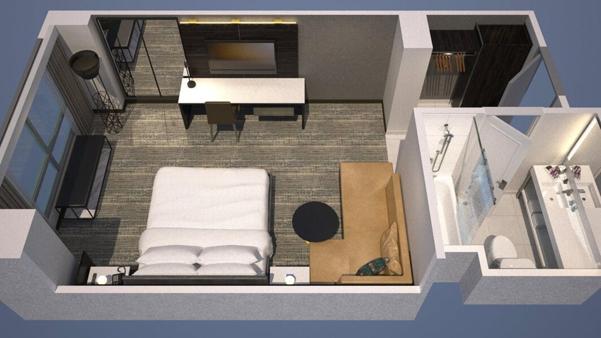 Quadruple Two Double Beds