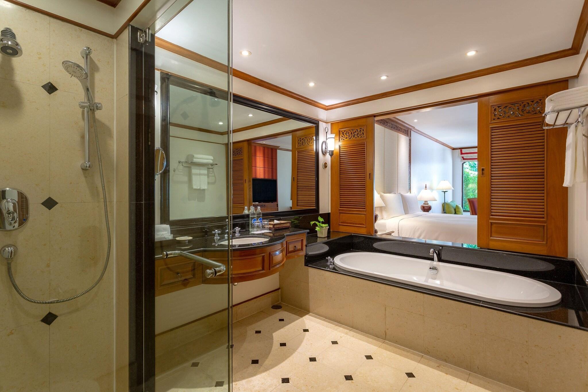 Quadruple Pool View Two Double Beds