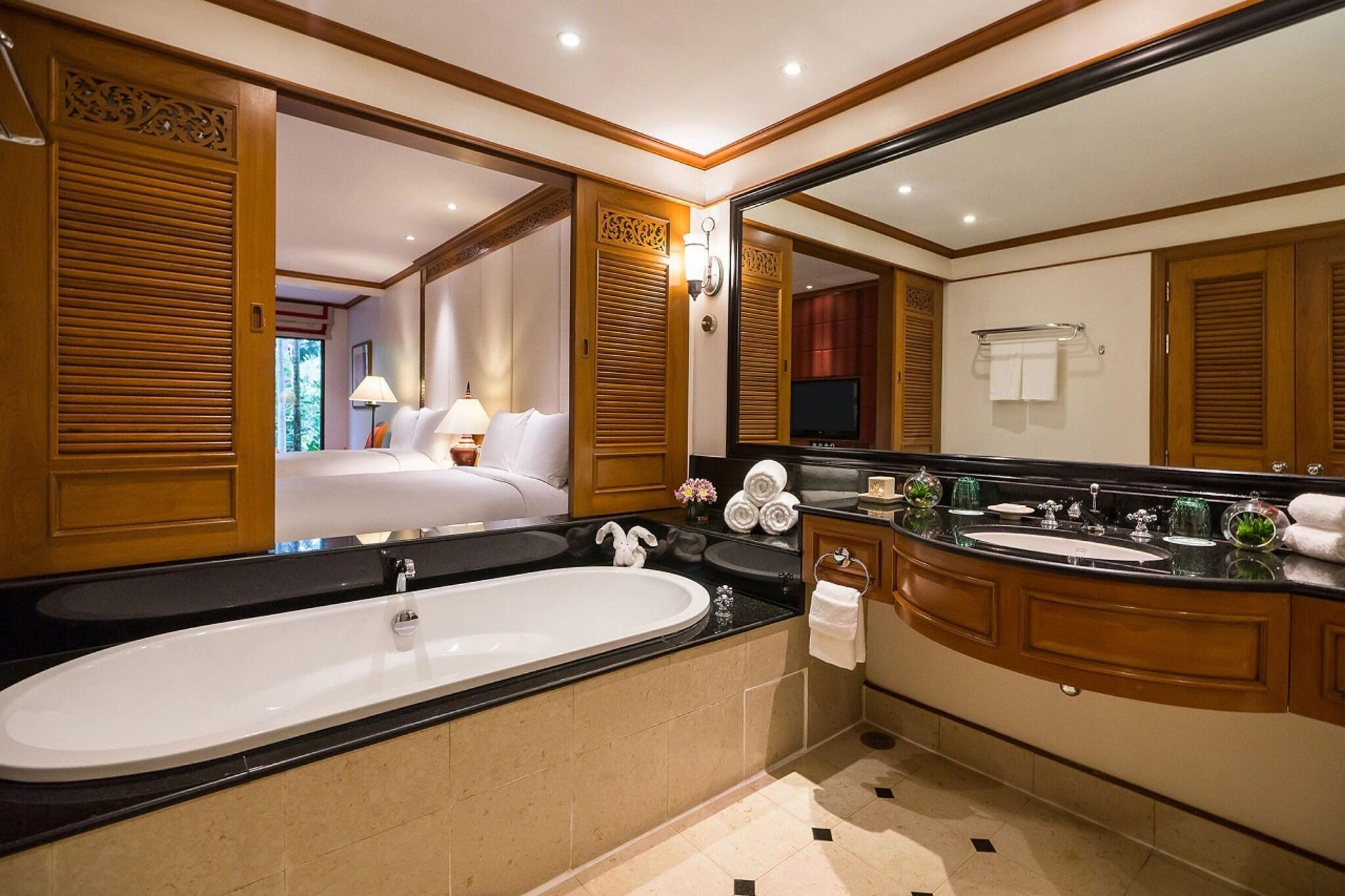 Quadruple Pool View Two Double Beds