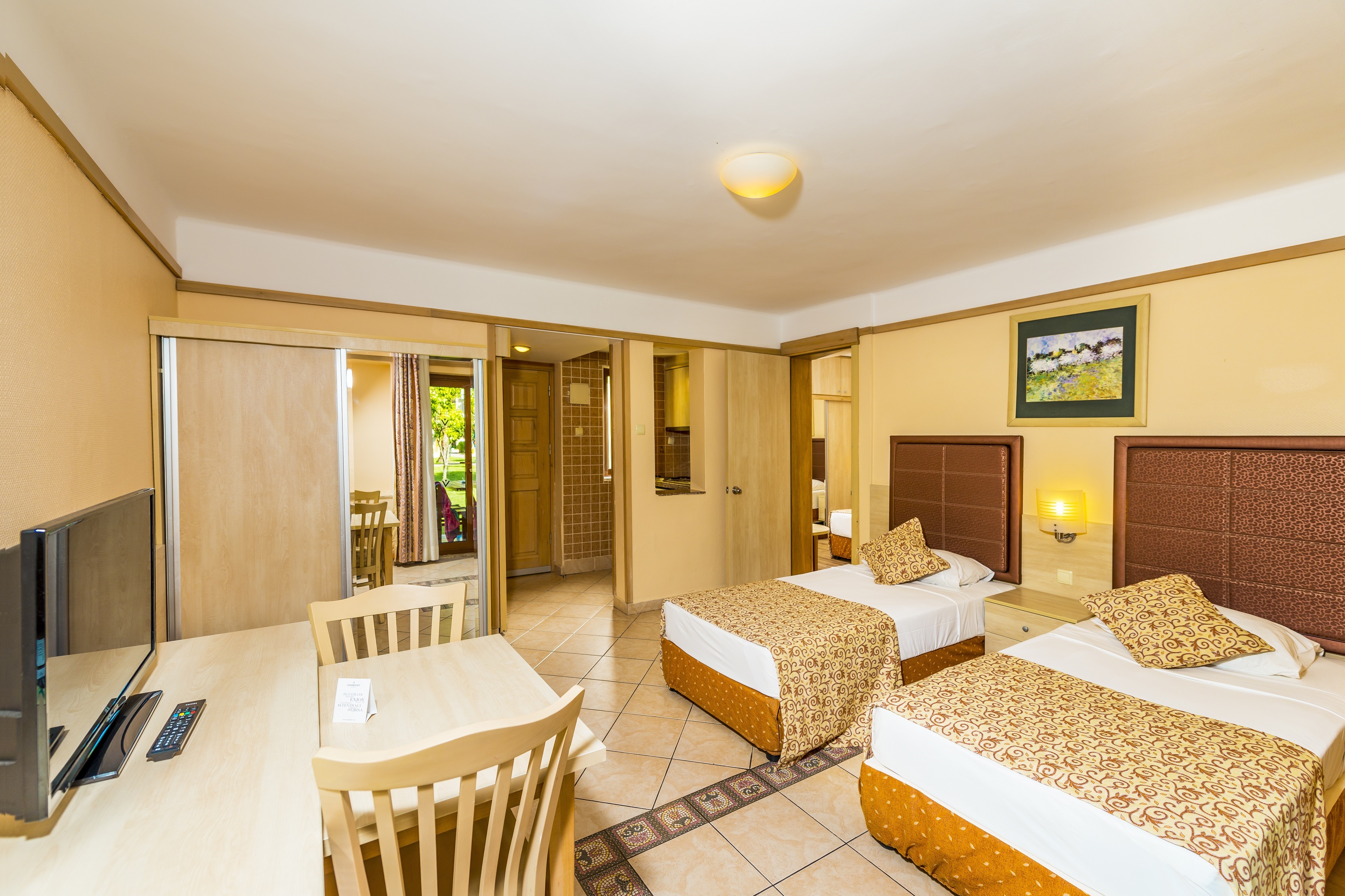 Family Room Two Bedrooms One Bathroom