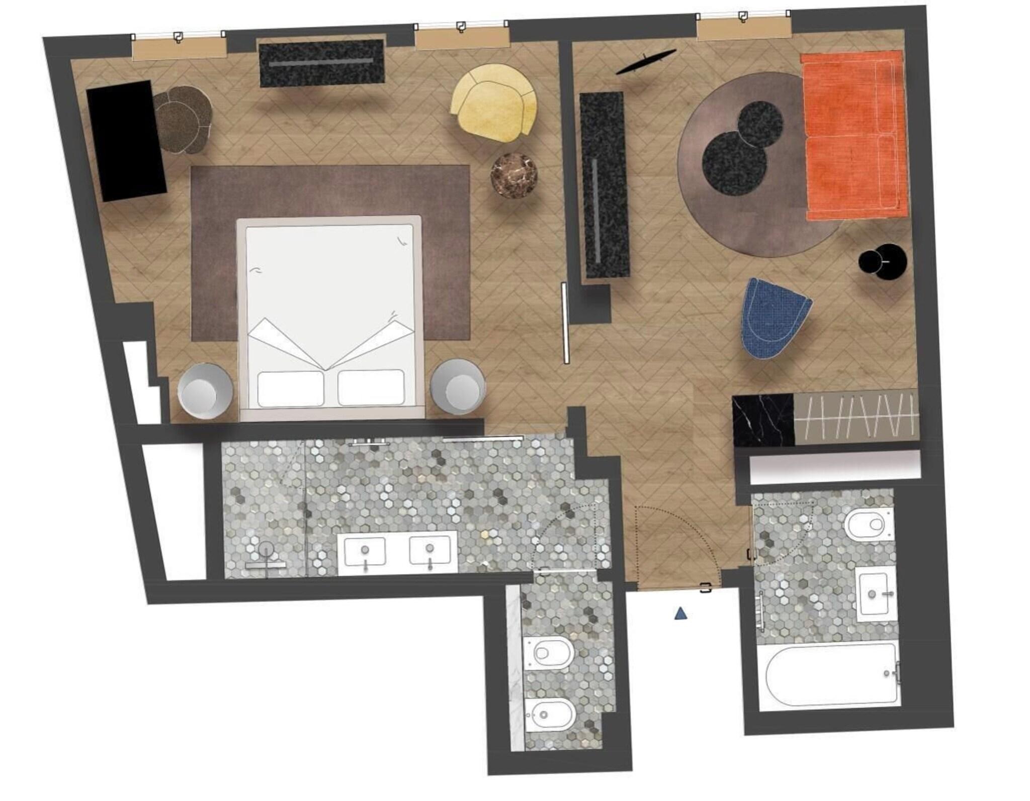Suite King Size Bed