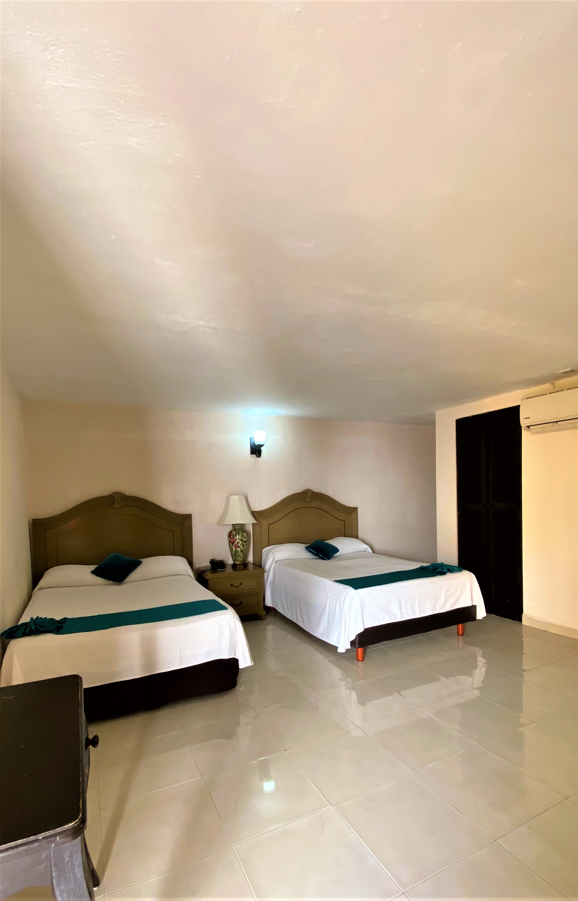 Double Two Double Beds