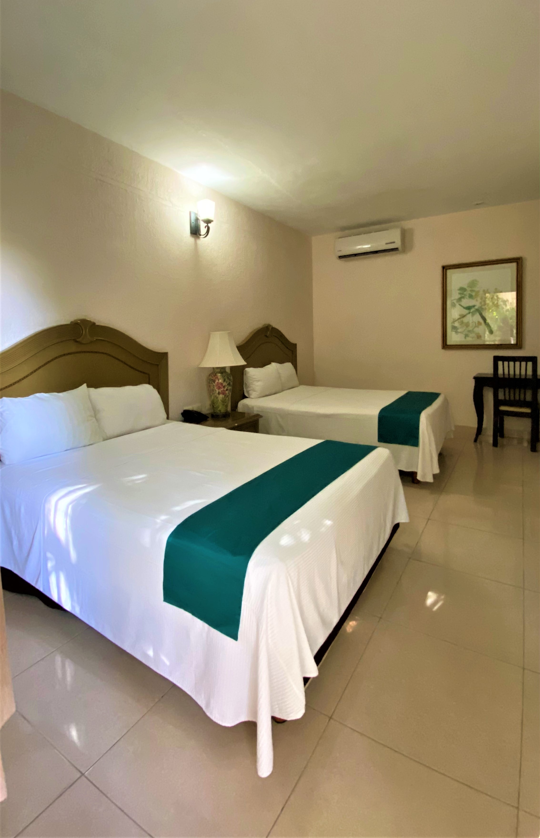 Double Two Double Beds