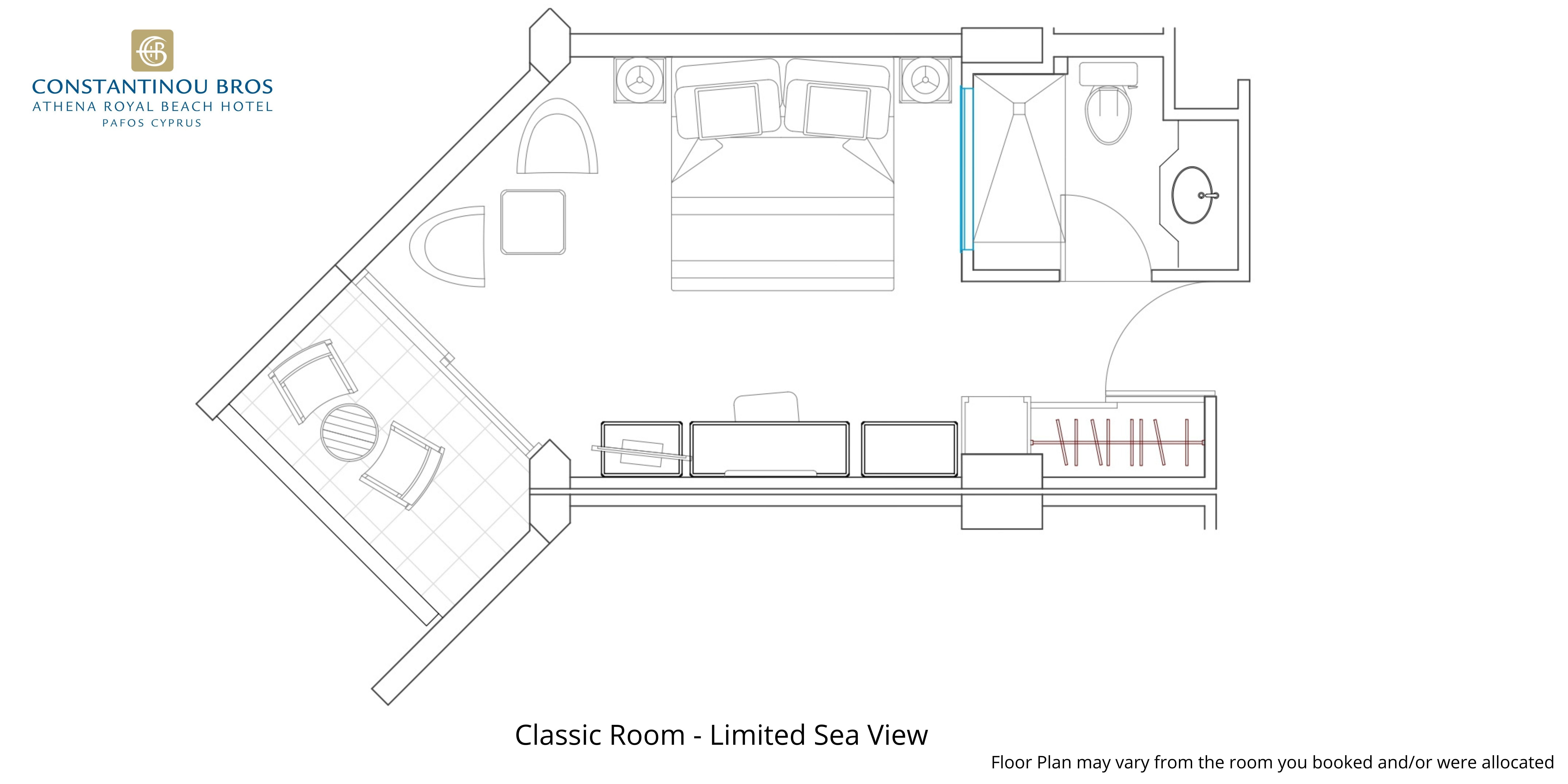 Double or Twin Side Sea View