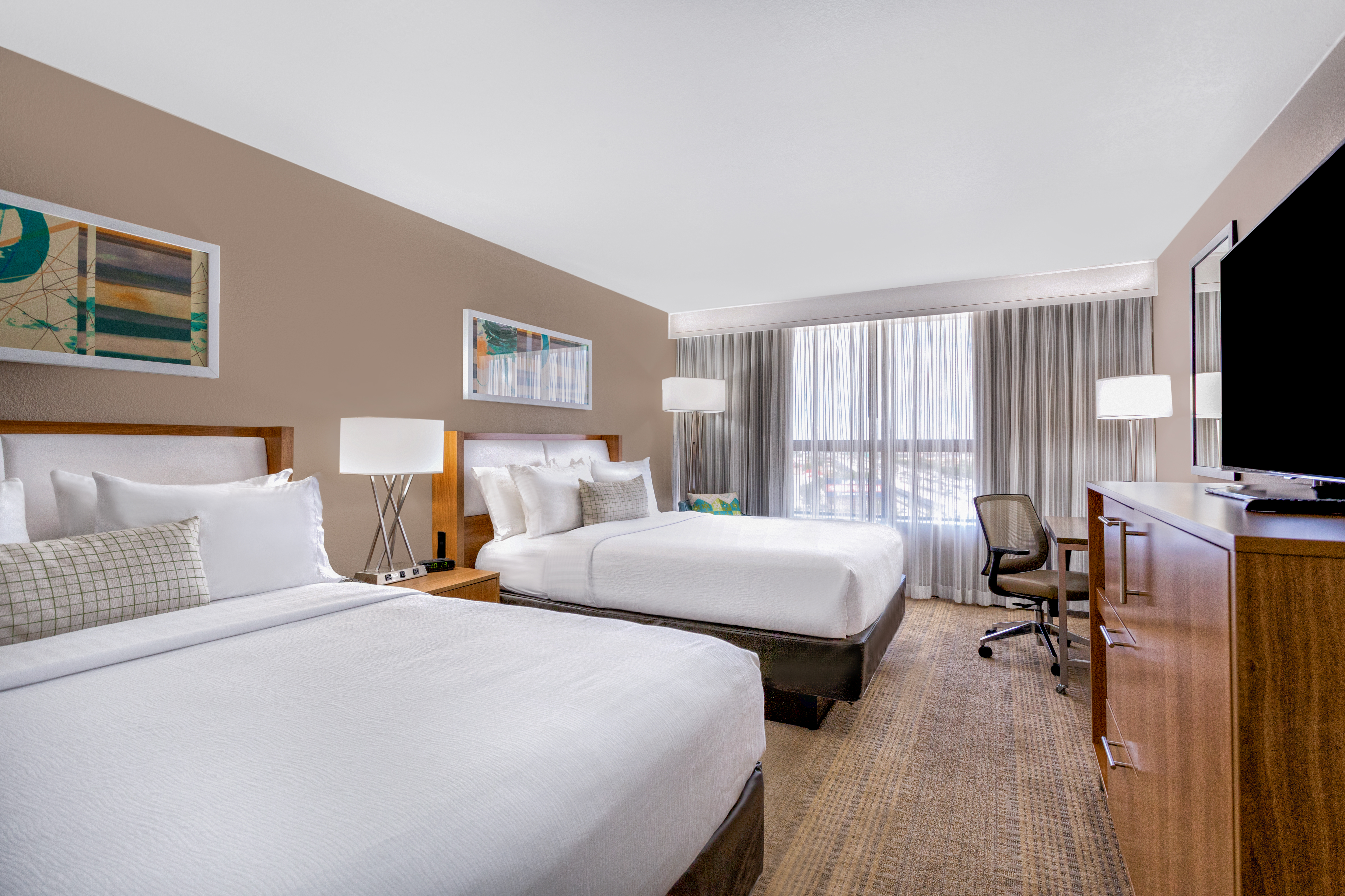 Double Two Double Beds