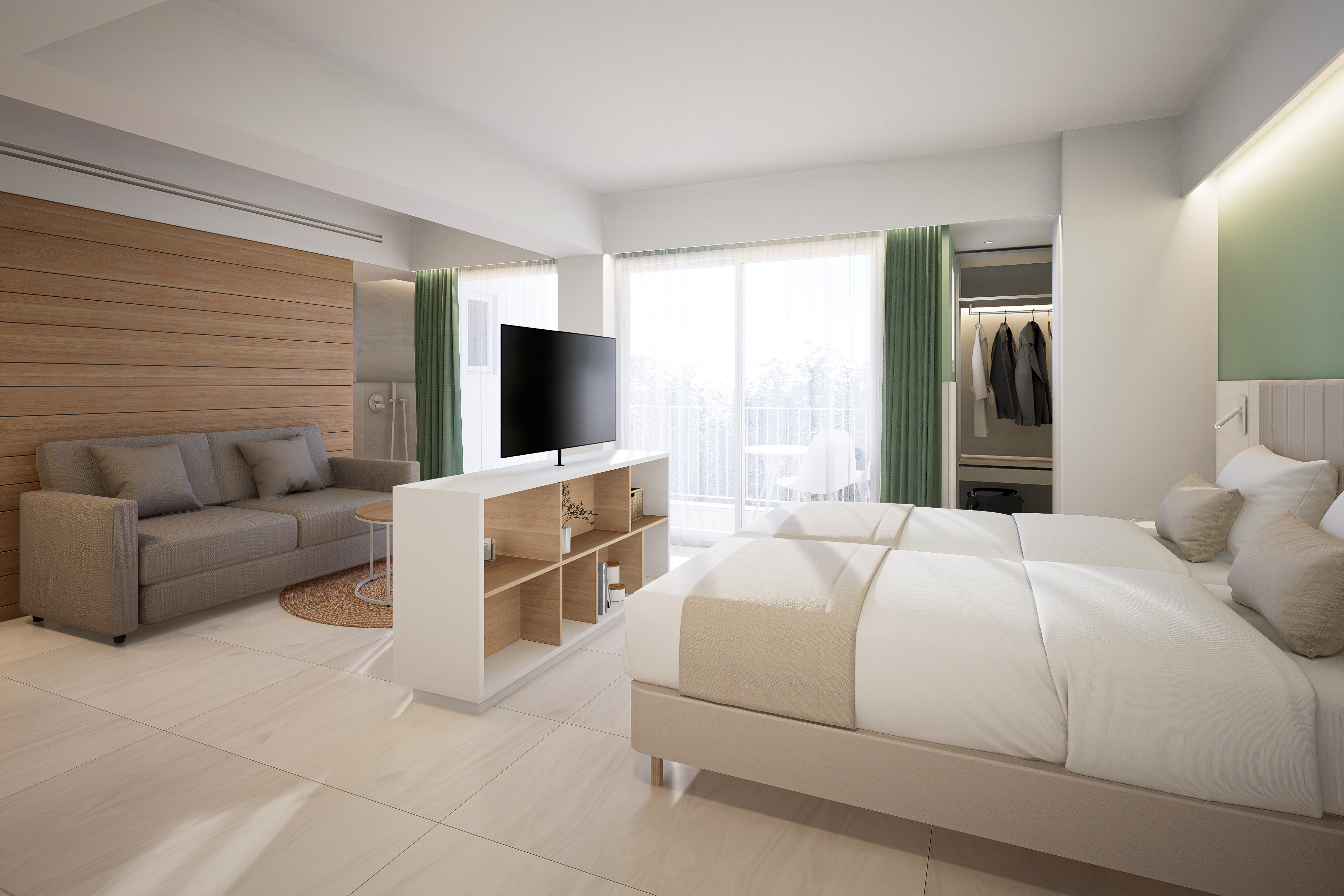 Family Room with Balcony