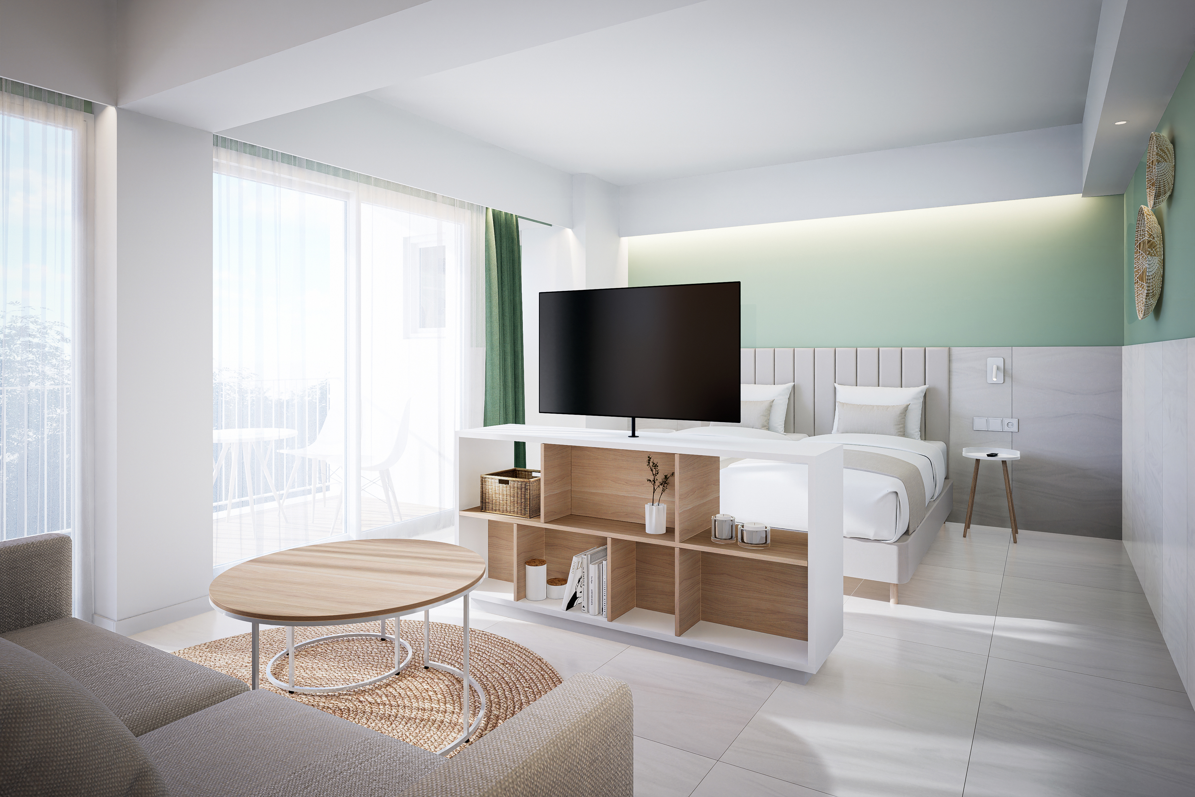 Family Room with Balcony