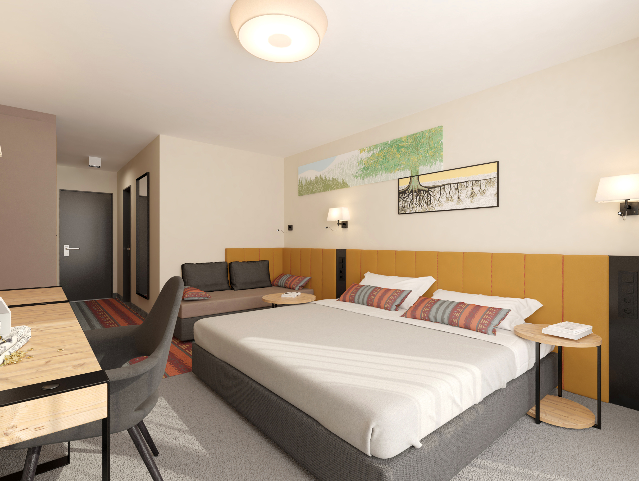 Twin Superior Mountain View