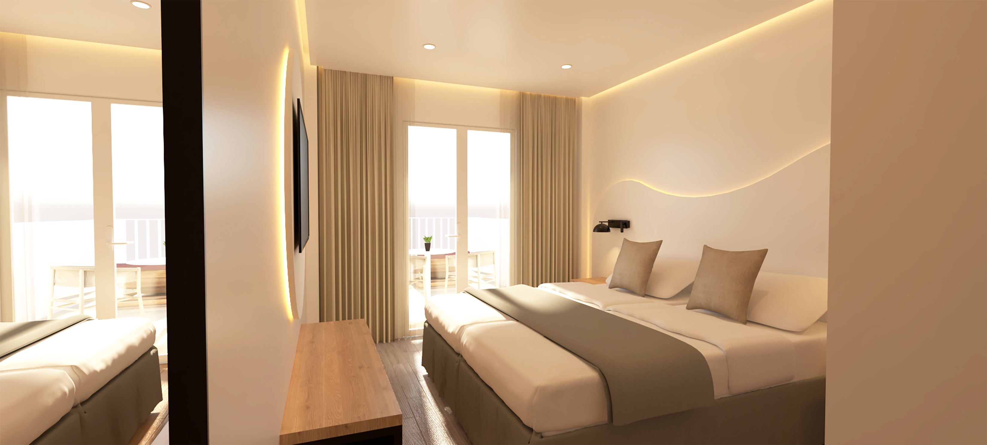 Double or Twin Pool View