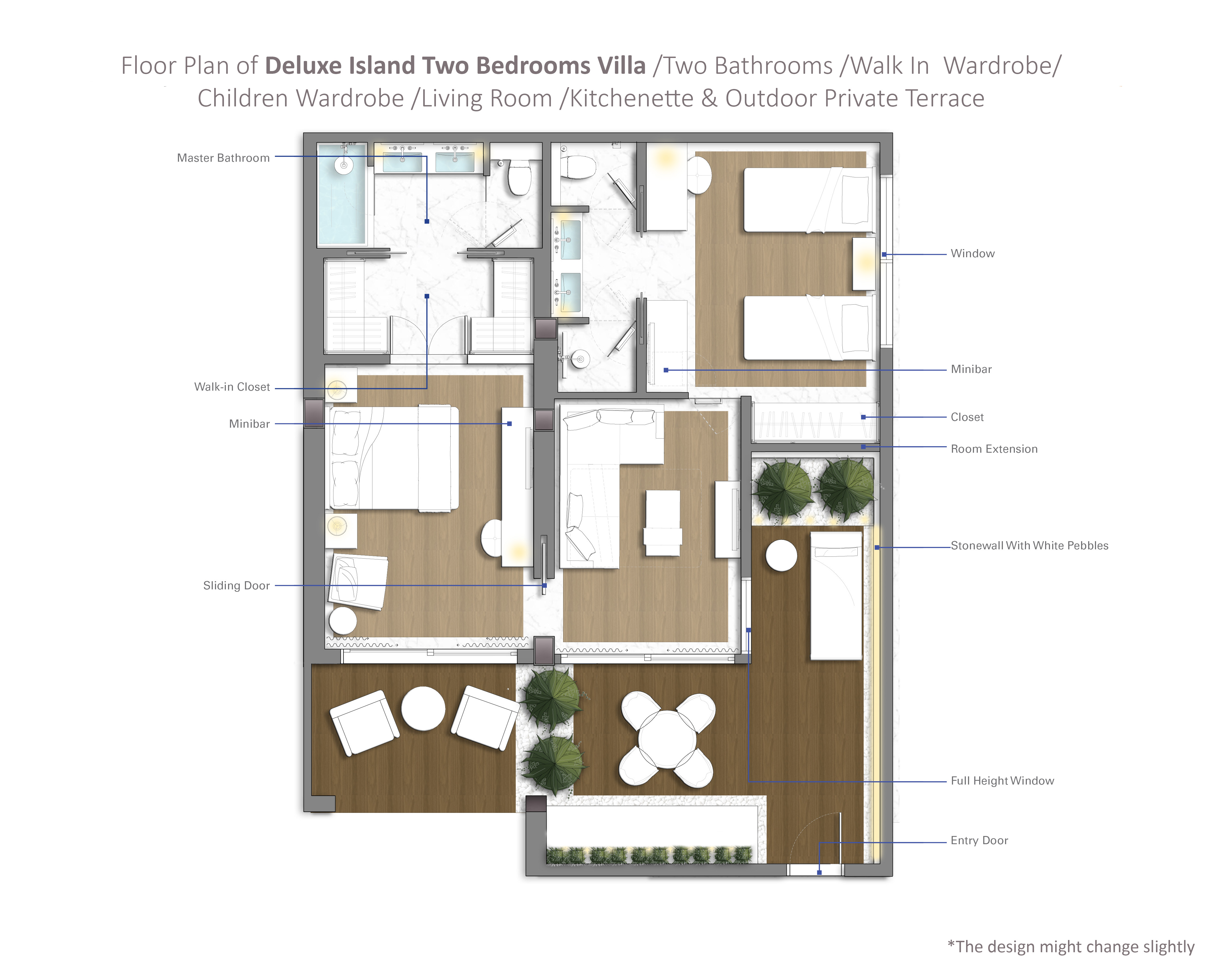 Villa Deluxe Two Bedroom