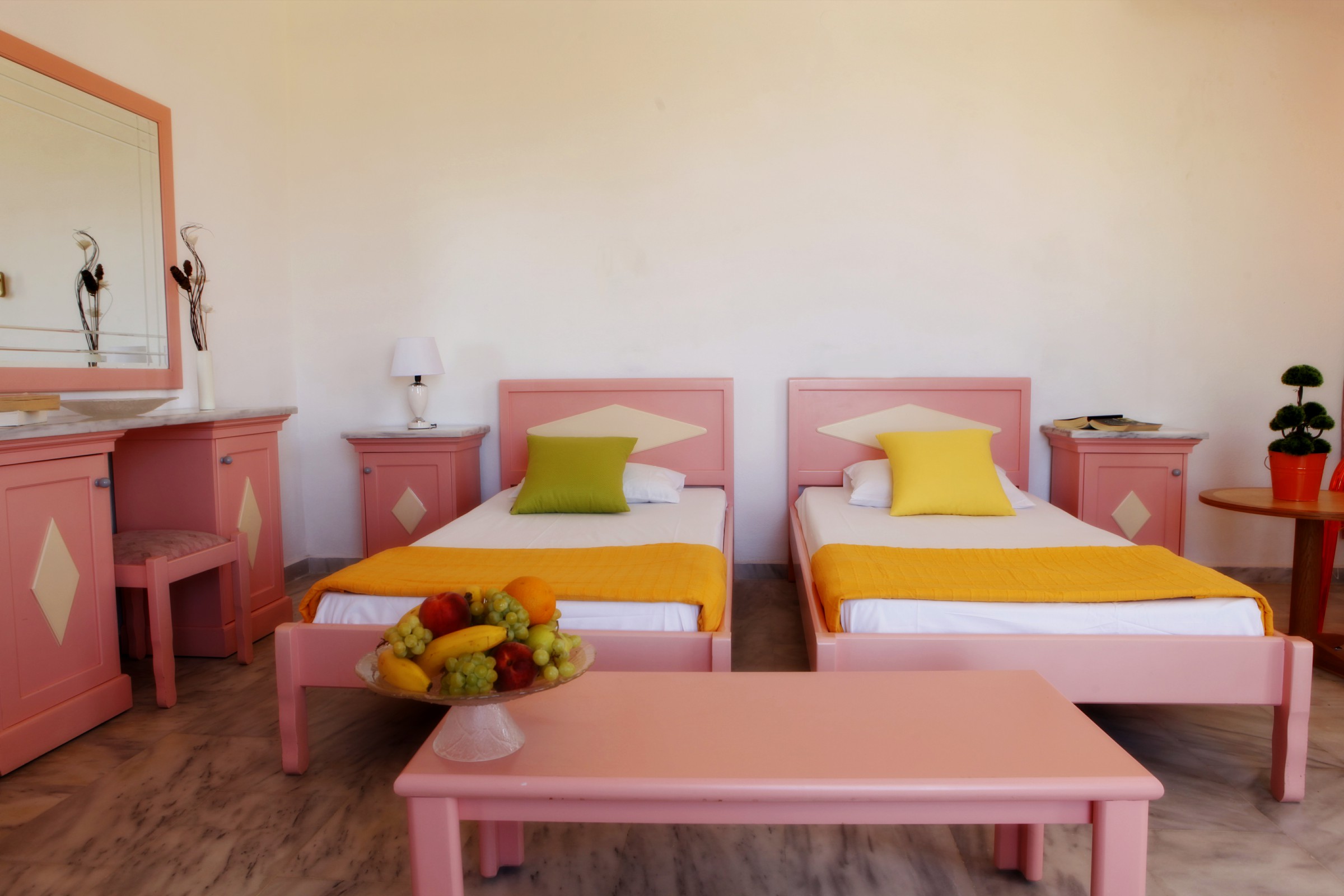 Double or Twin Mountain View