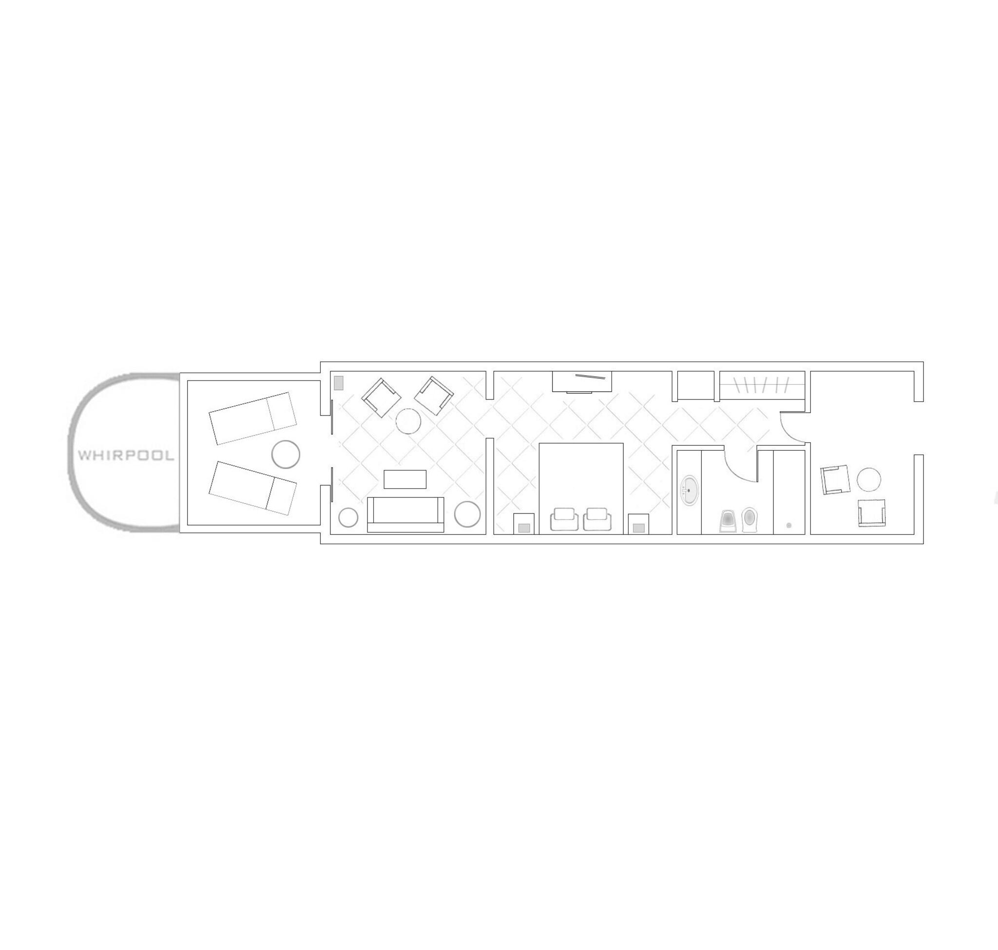 Studio King Size Bed