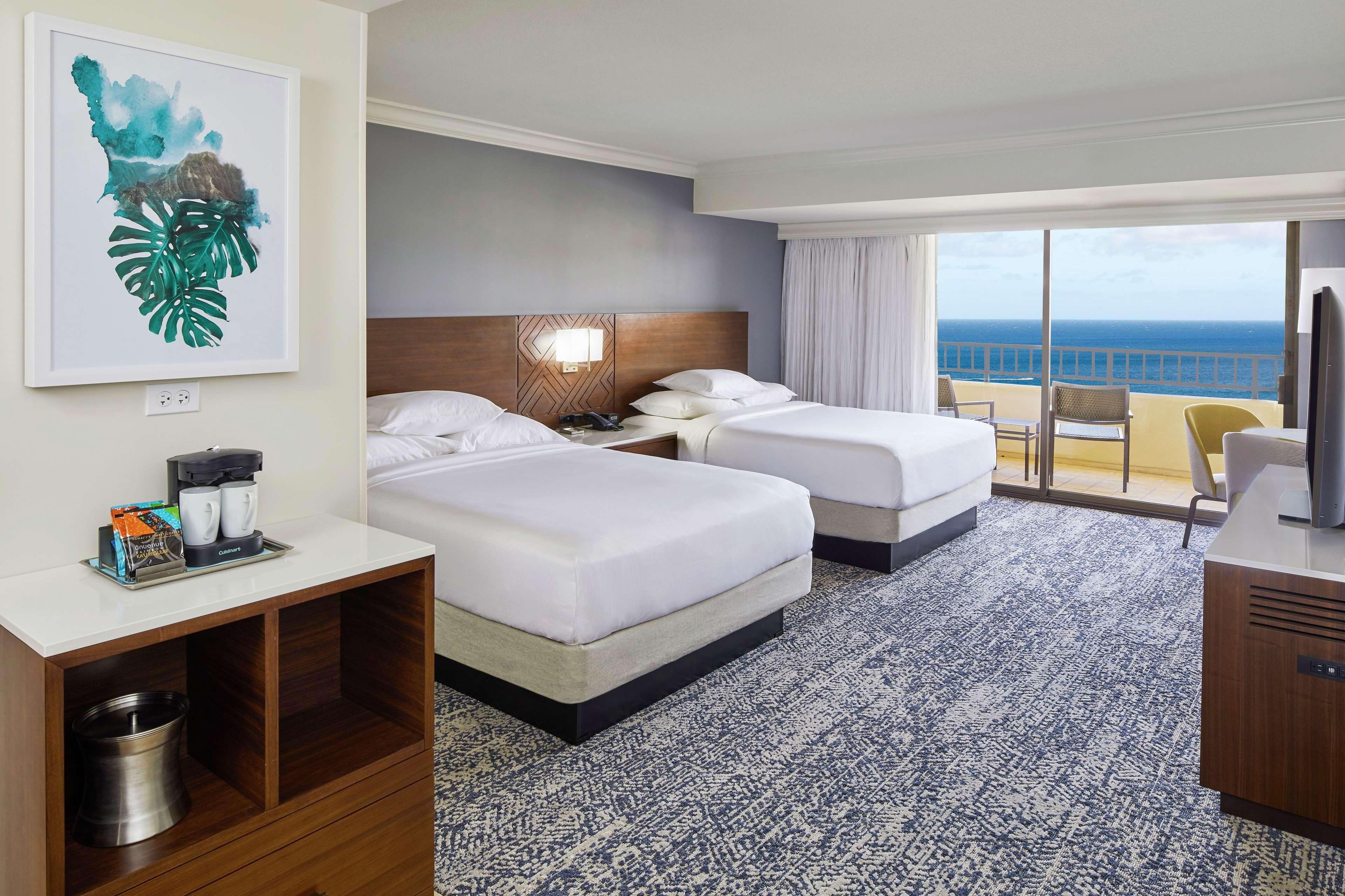 Twin Ocean View Two Queen Beds