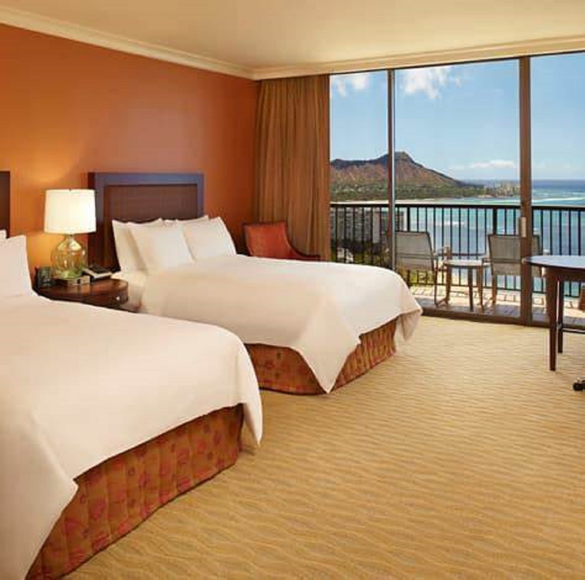 Double Ocean Front Two Double Beds