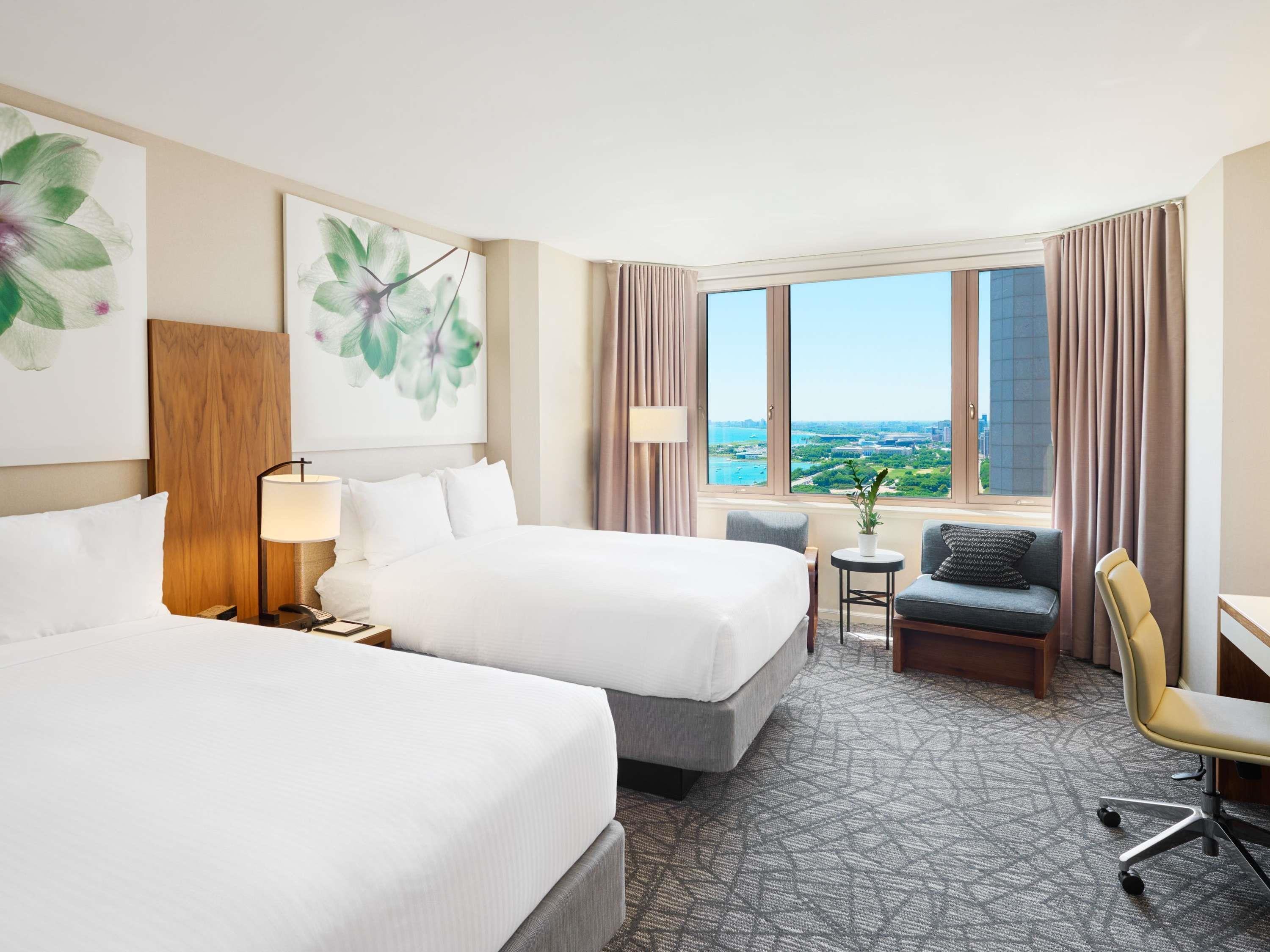 Double City View Two Double Beds