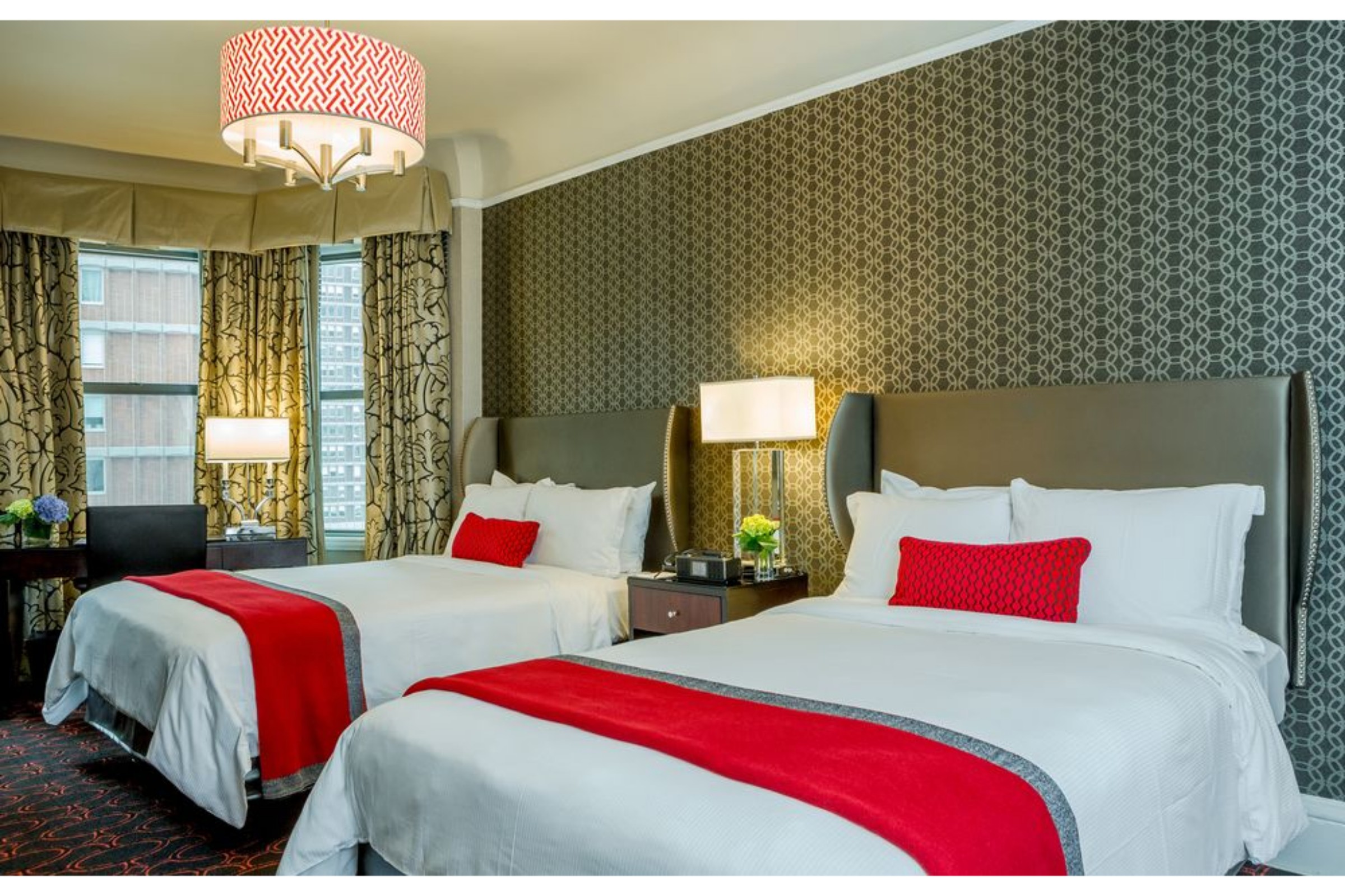 Double Two Double Beds