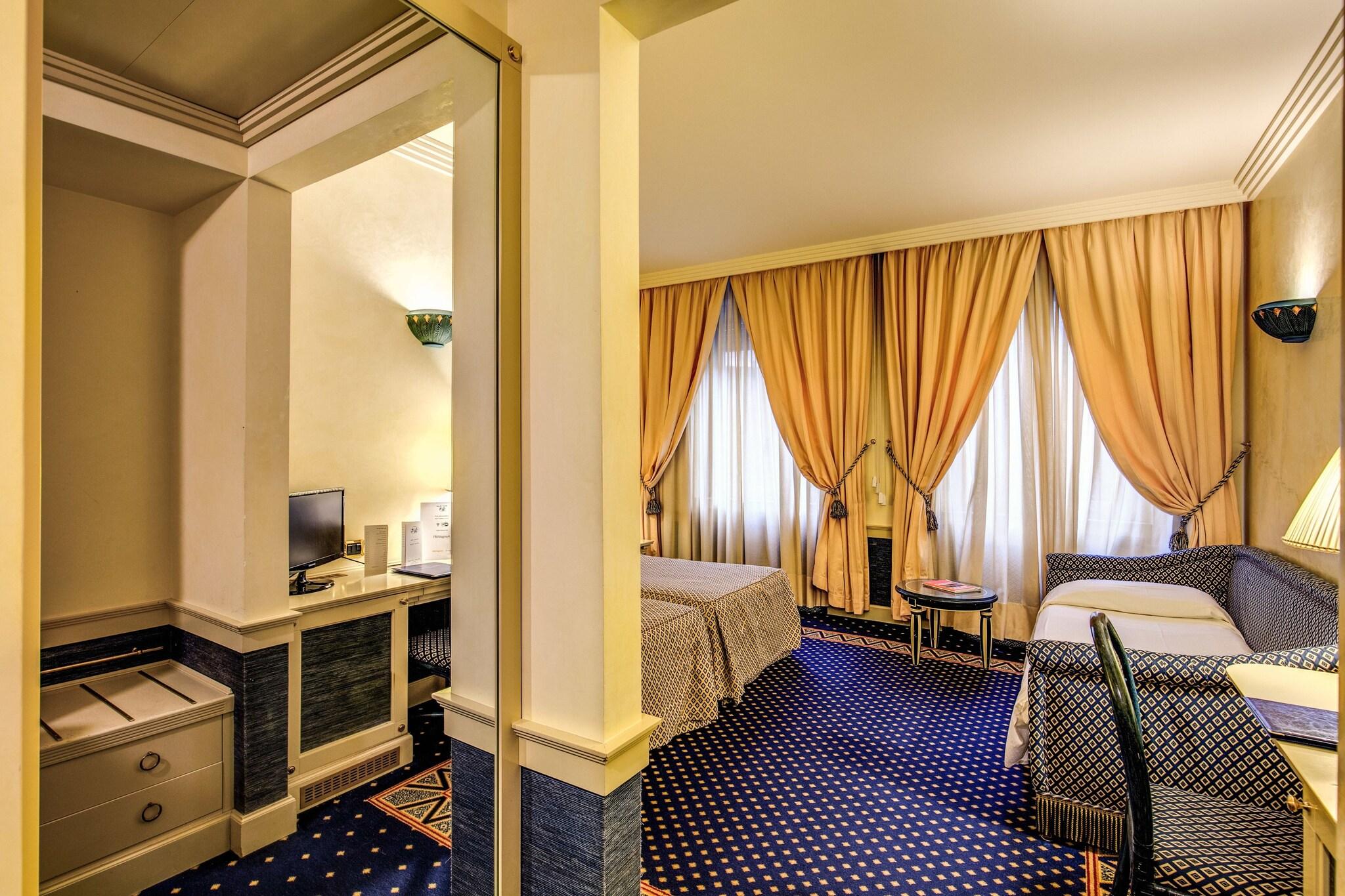 Triple Two Double Beds