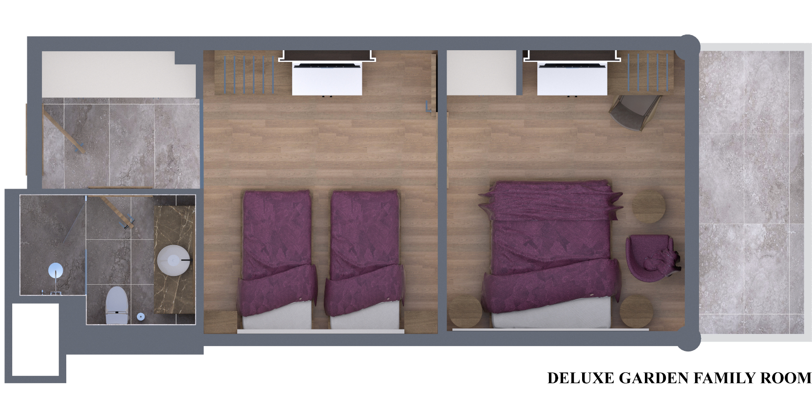 Family Room Deluxe Garden View