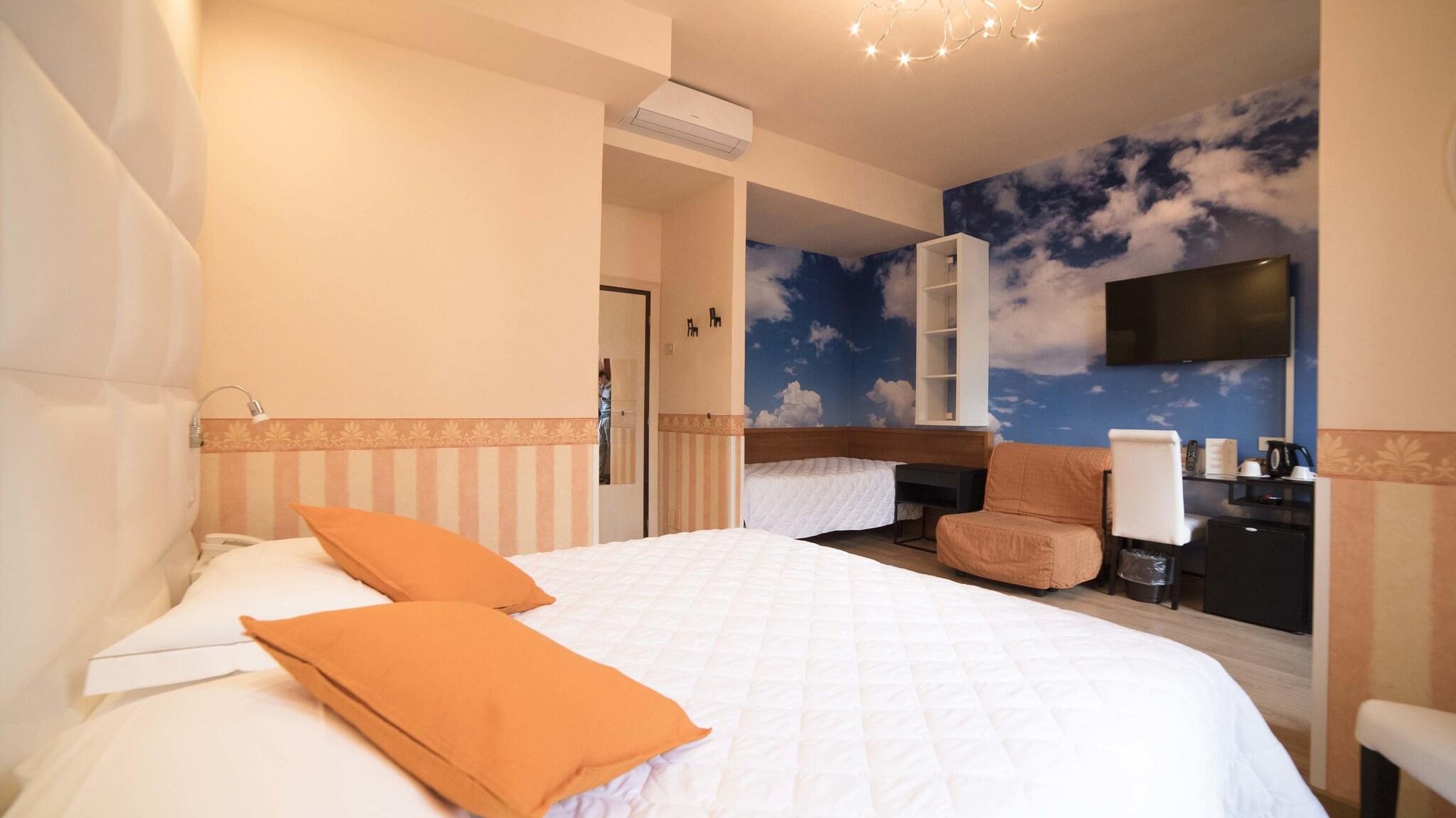 Quadruple Two Double Beds