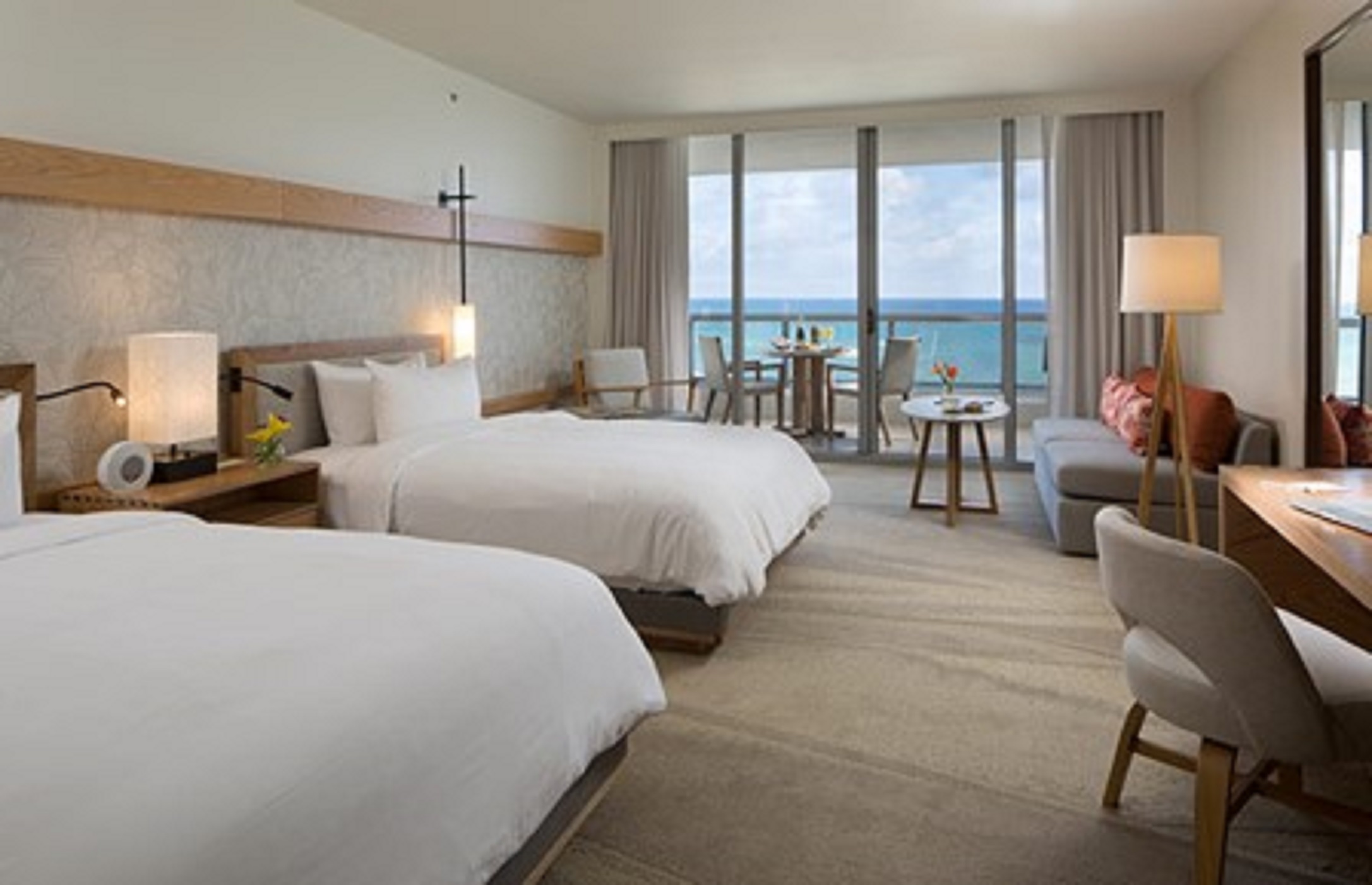 Junior Suite Ocean View Two Queen Beds