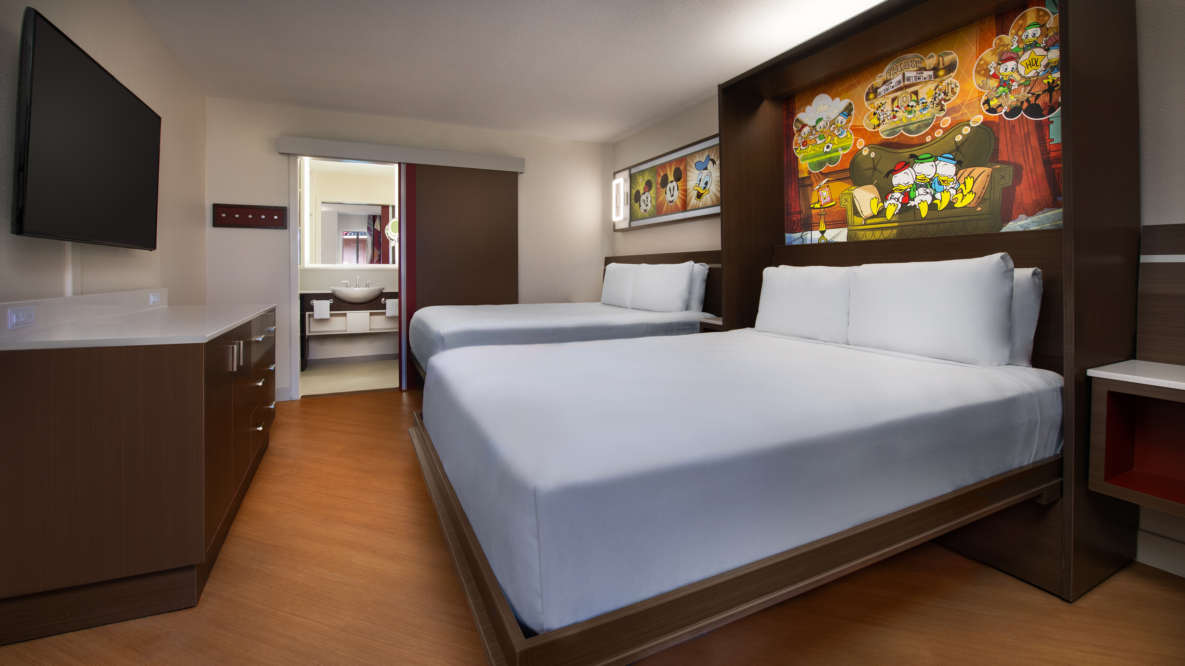 Double Two Queen Beds