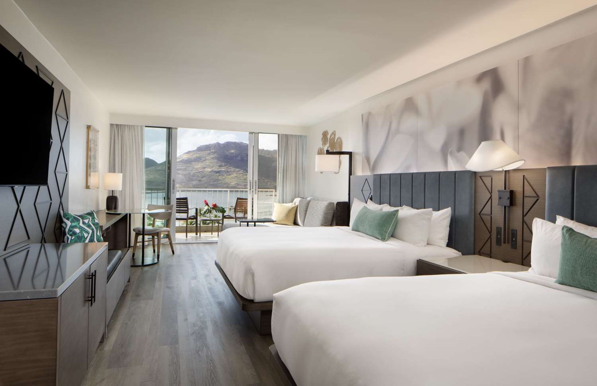 Double Two Queen Beds