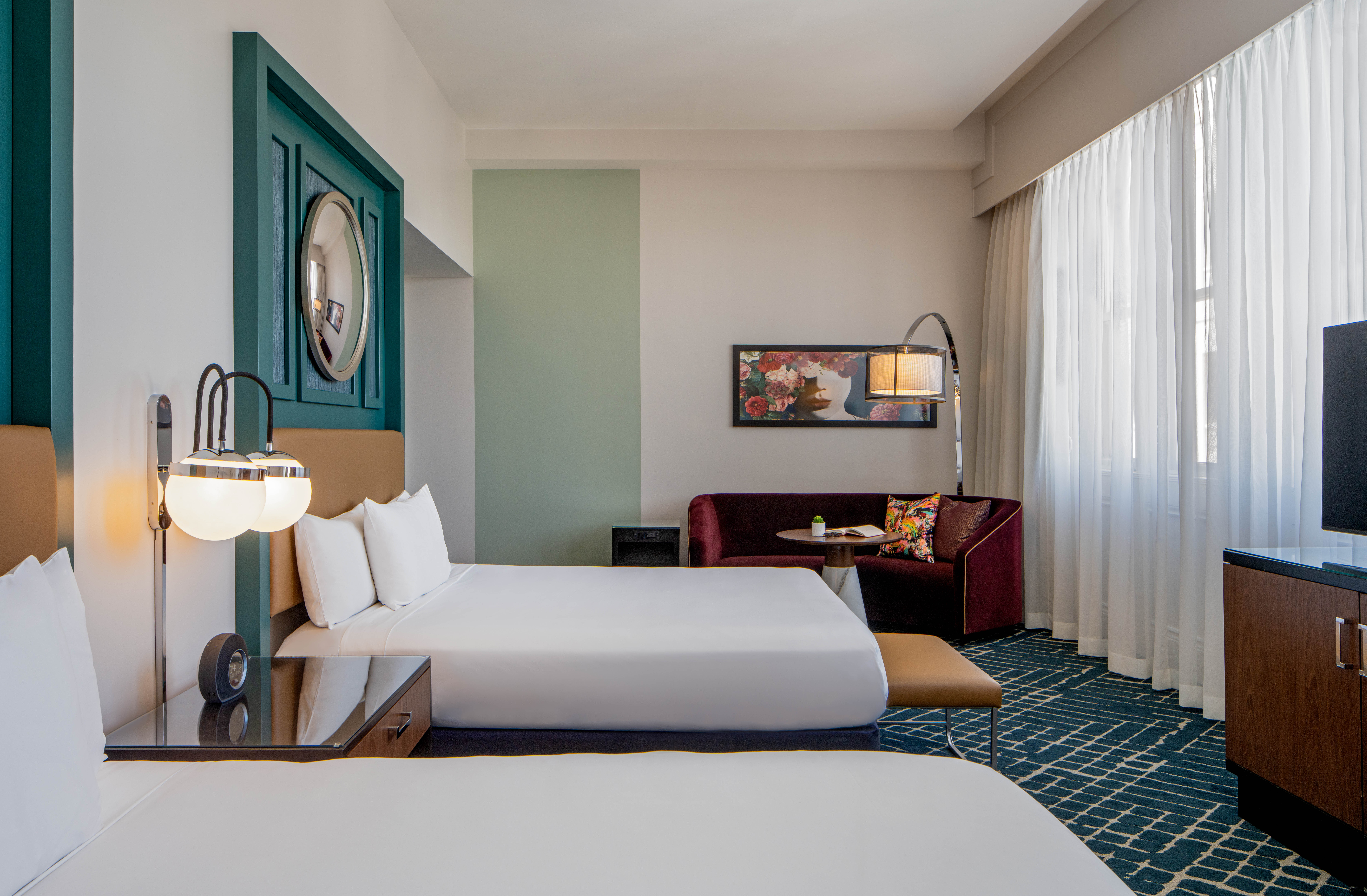 Double Two Queen Beds