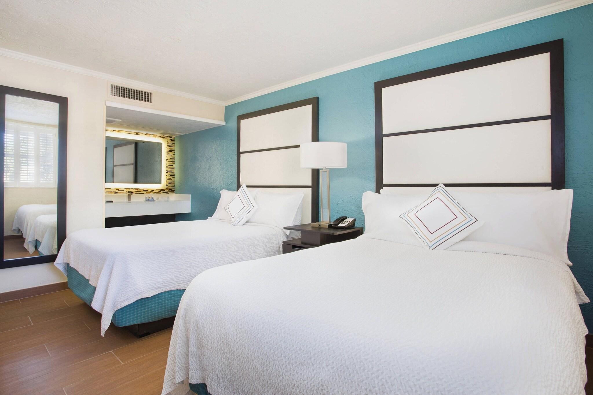 Double Two Double Beds