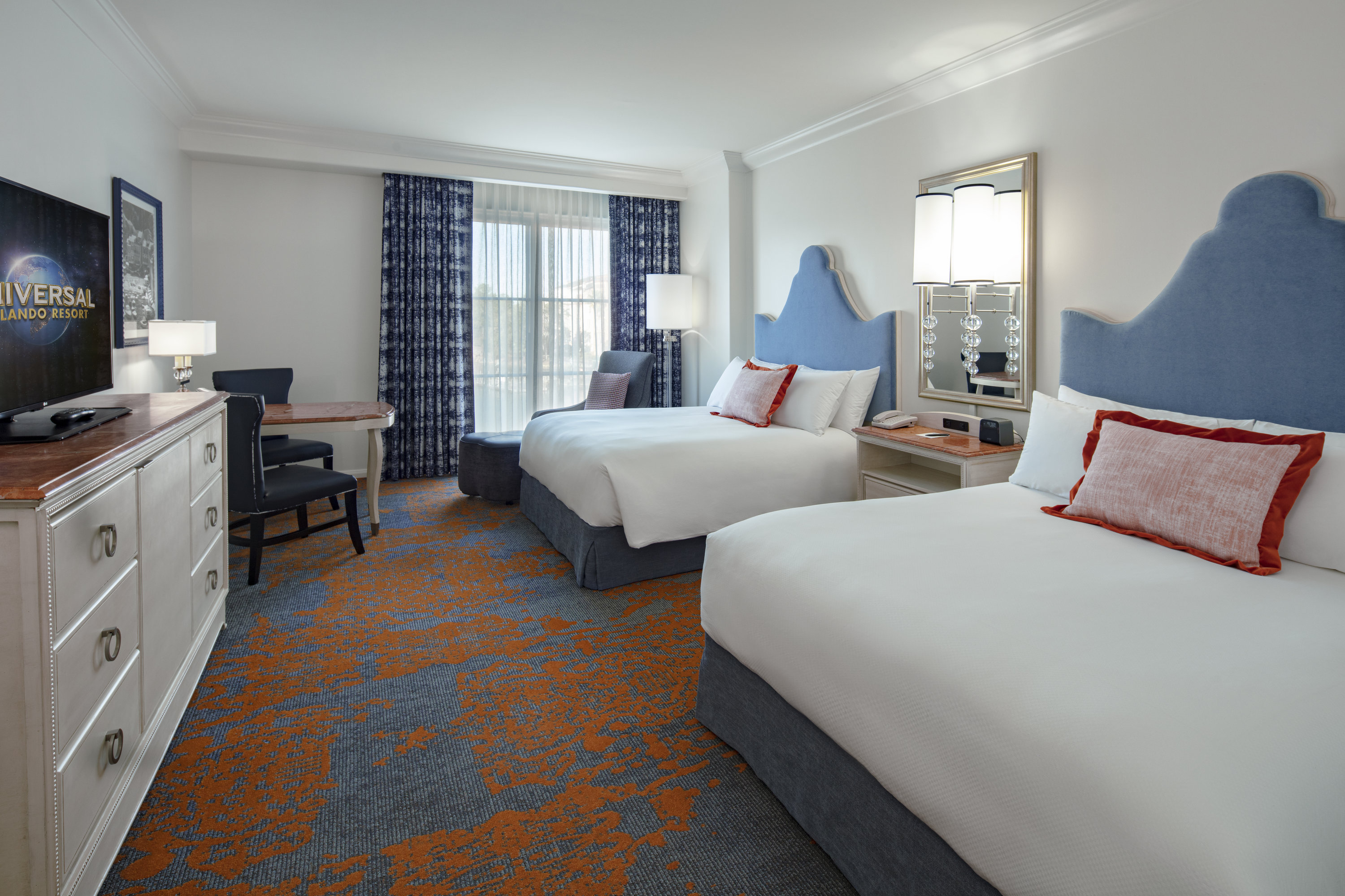 Quadruple Garden View Two Queen Beds