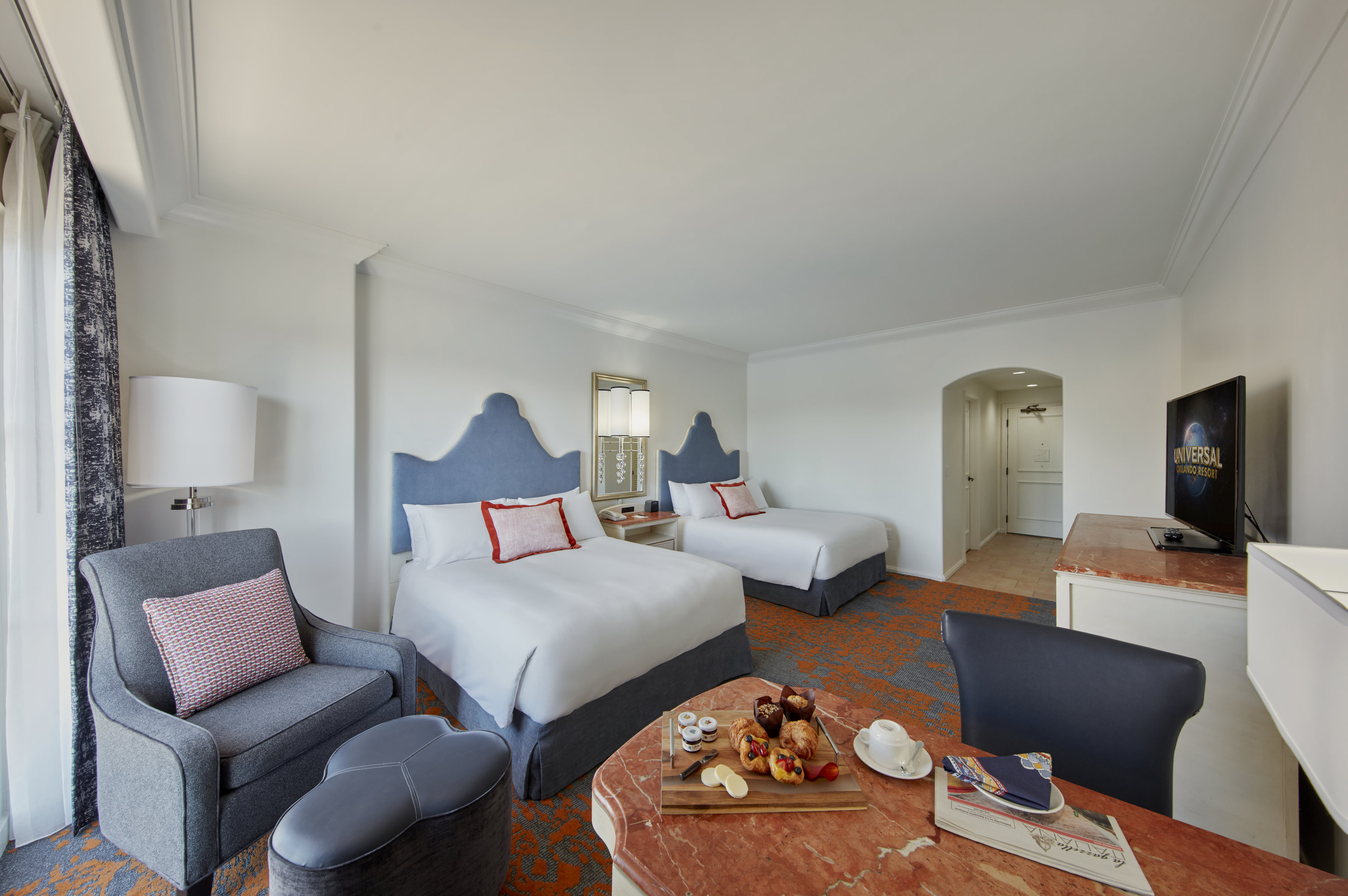 Quadruple Two Queen Beds