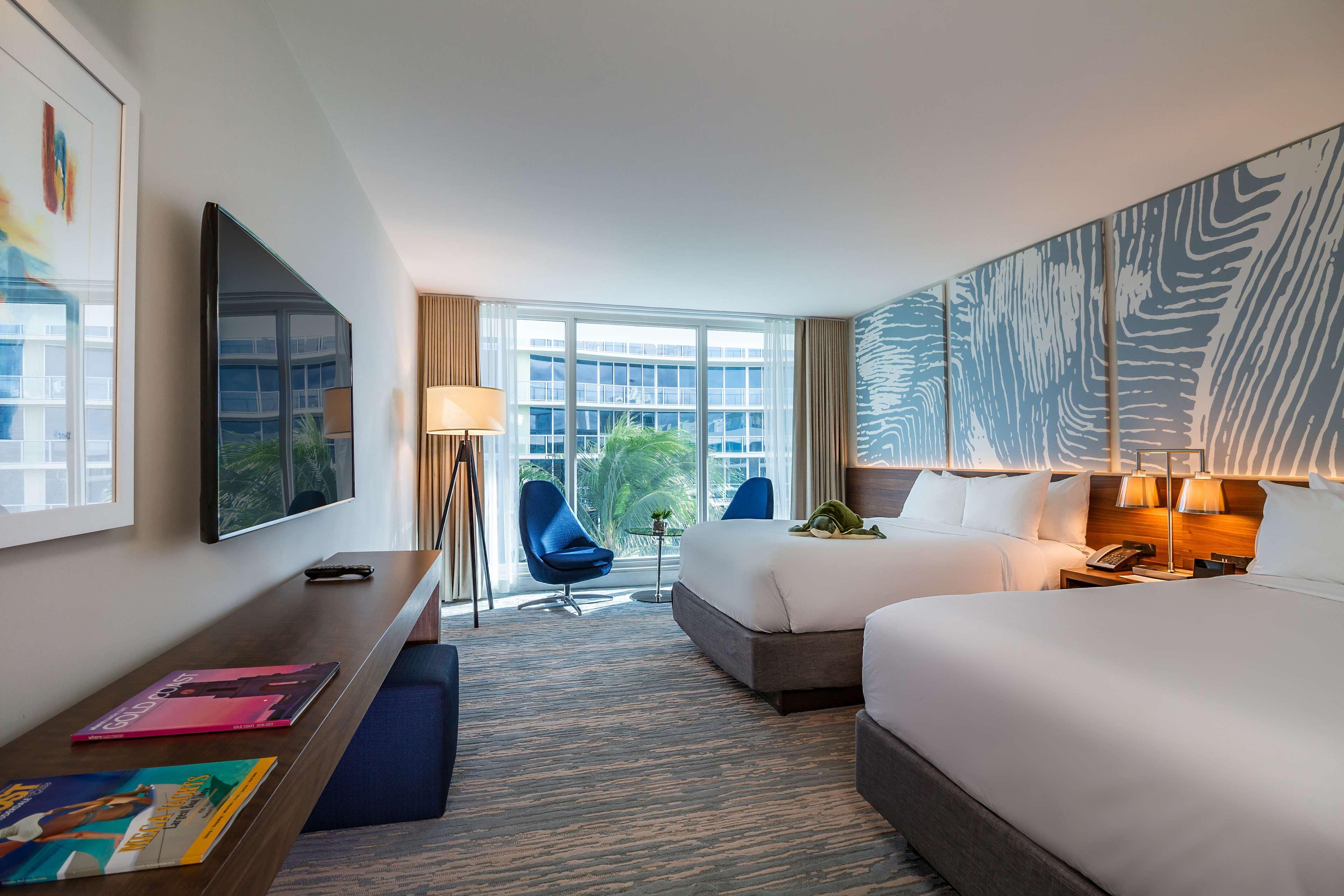 Double City View Two Double Beds