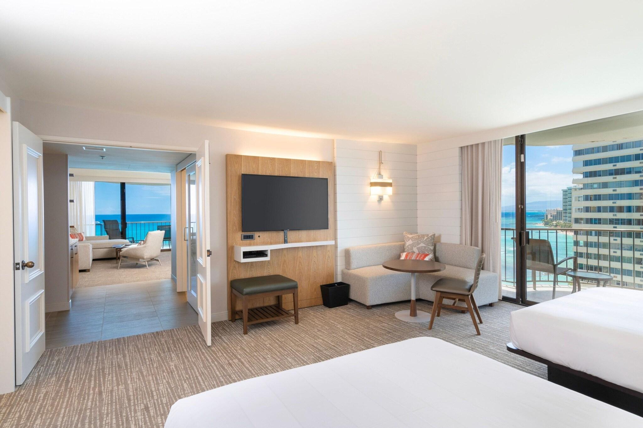 Suite Ocean Front Two Double Beds
