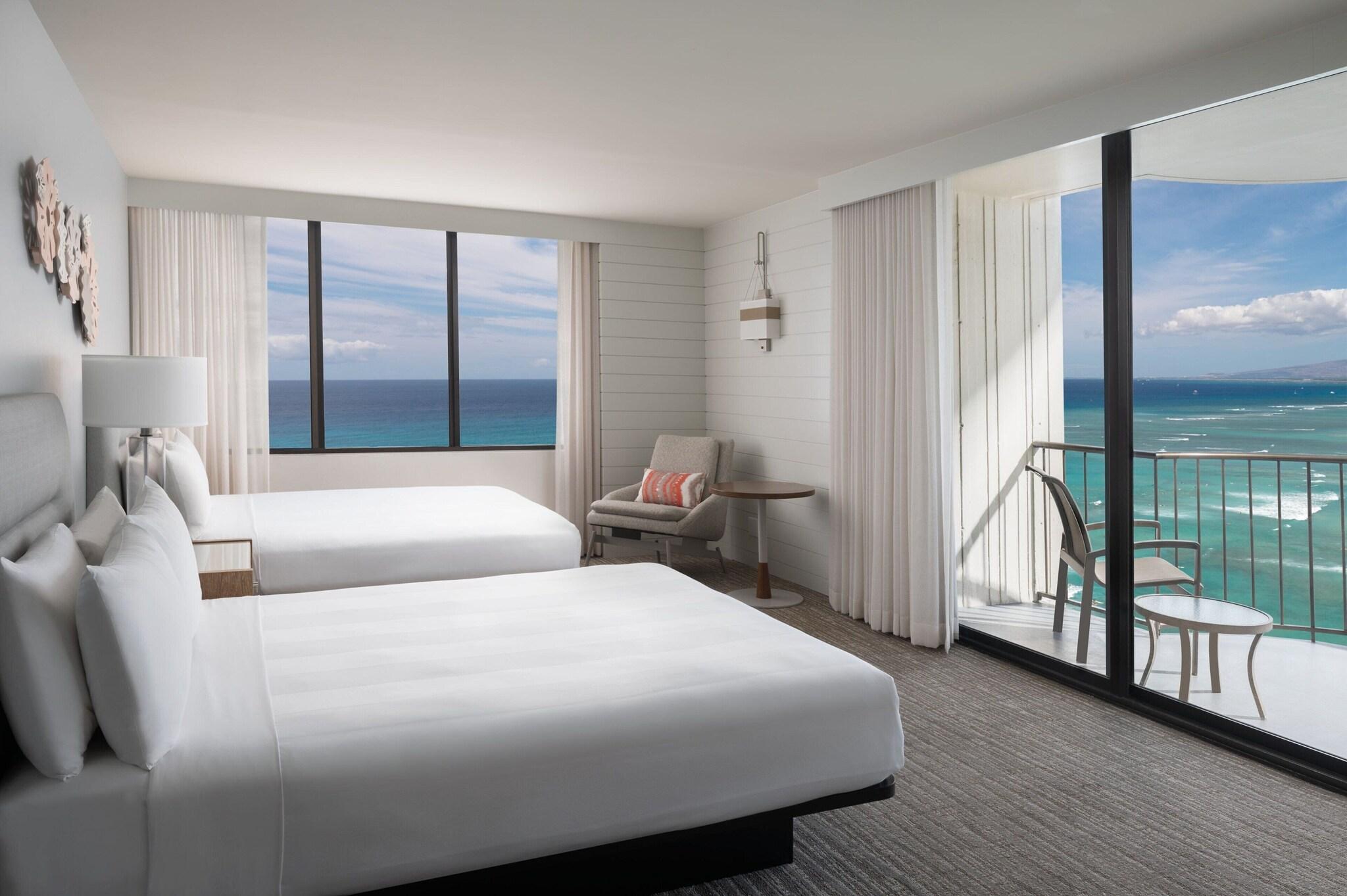 Junior Suite Ocean Front Two Double Beds